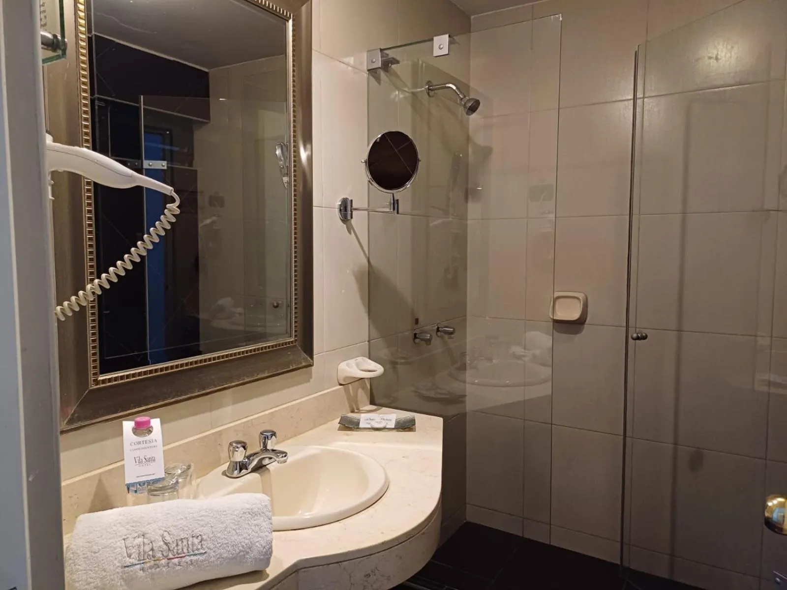 Bathroom in Hotel Vila Santa