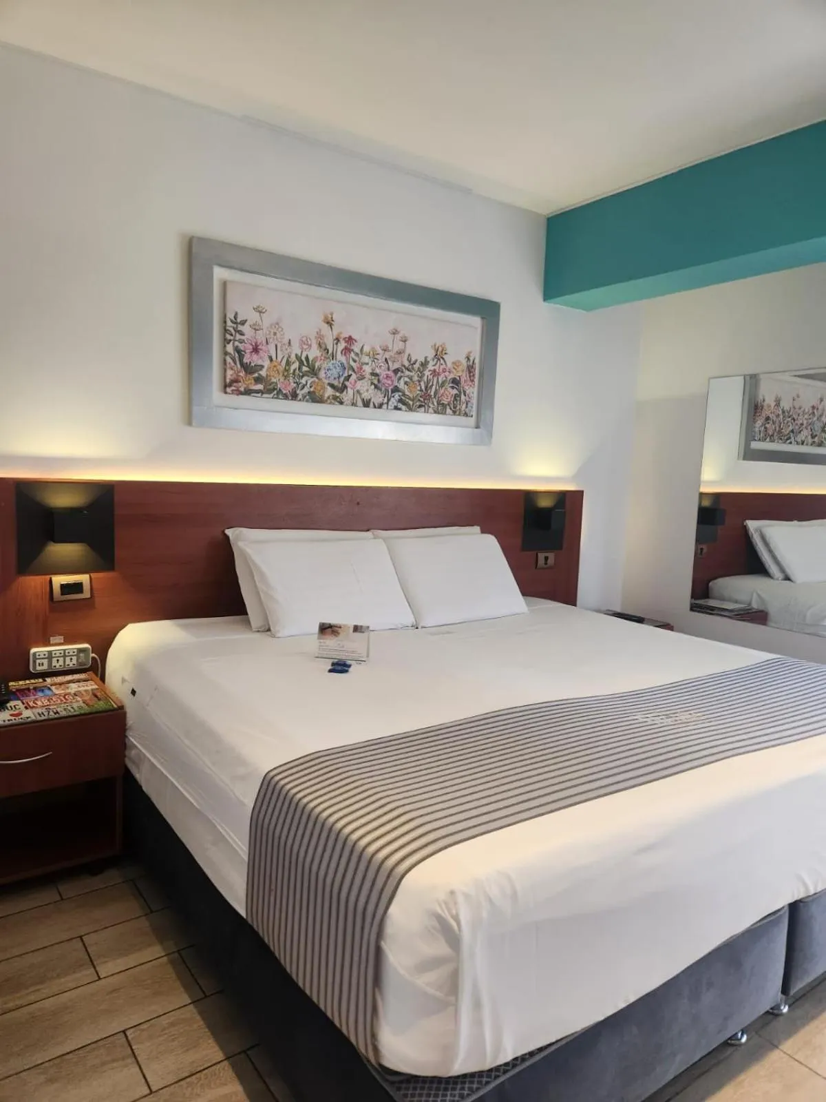 Bed in Hotel Vila Santa