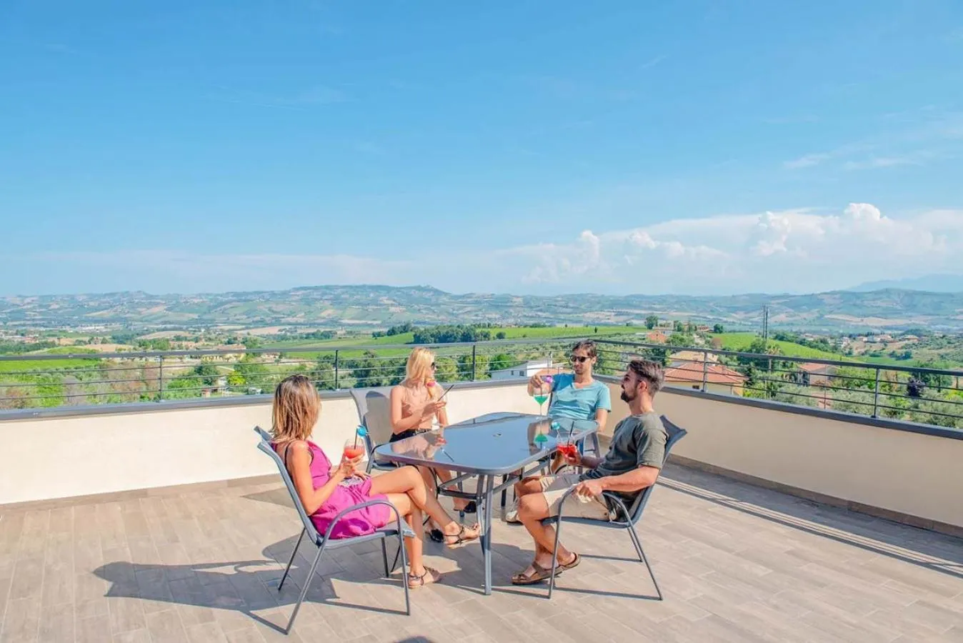 Bird's eye view in Cataleya Resort & Spa