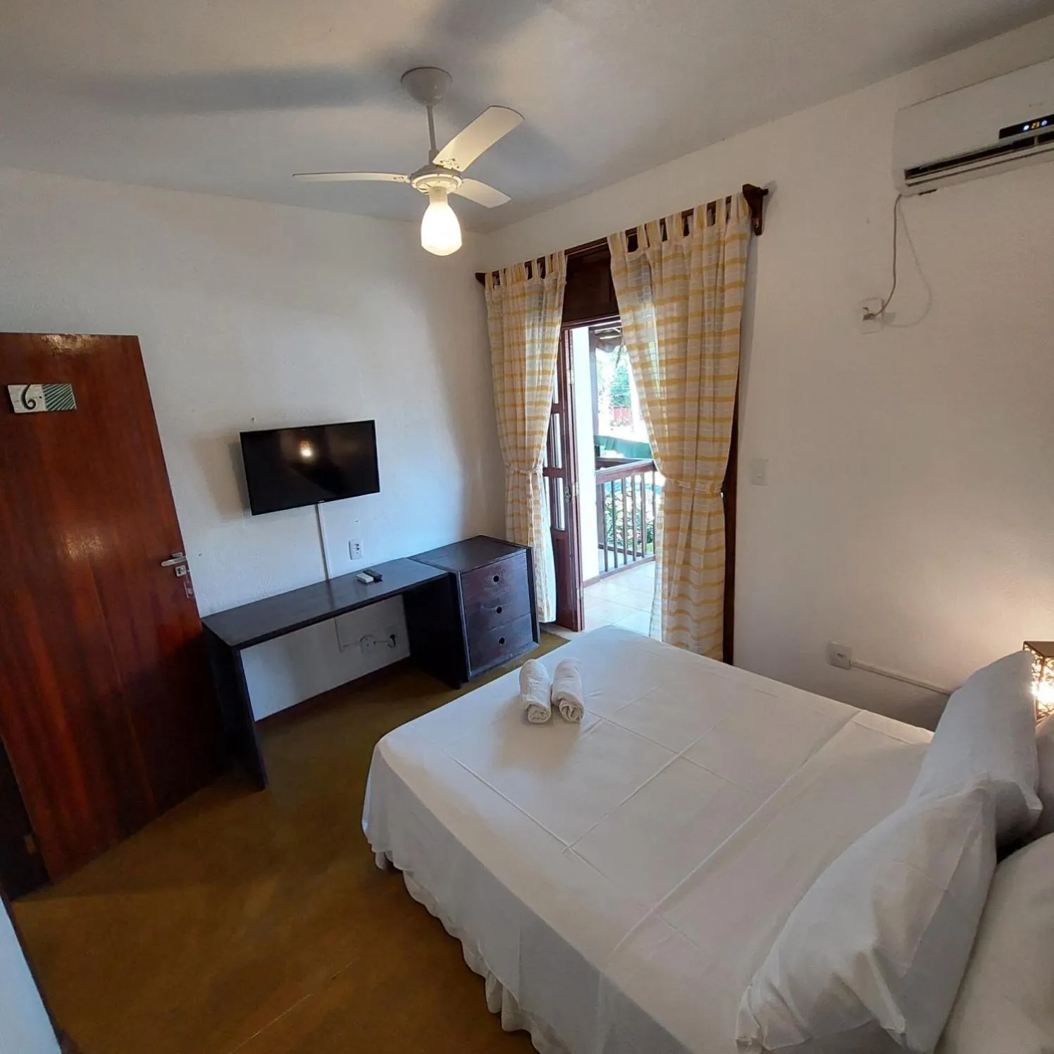 Bed in Pousada Coqueiro Verde