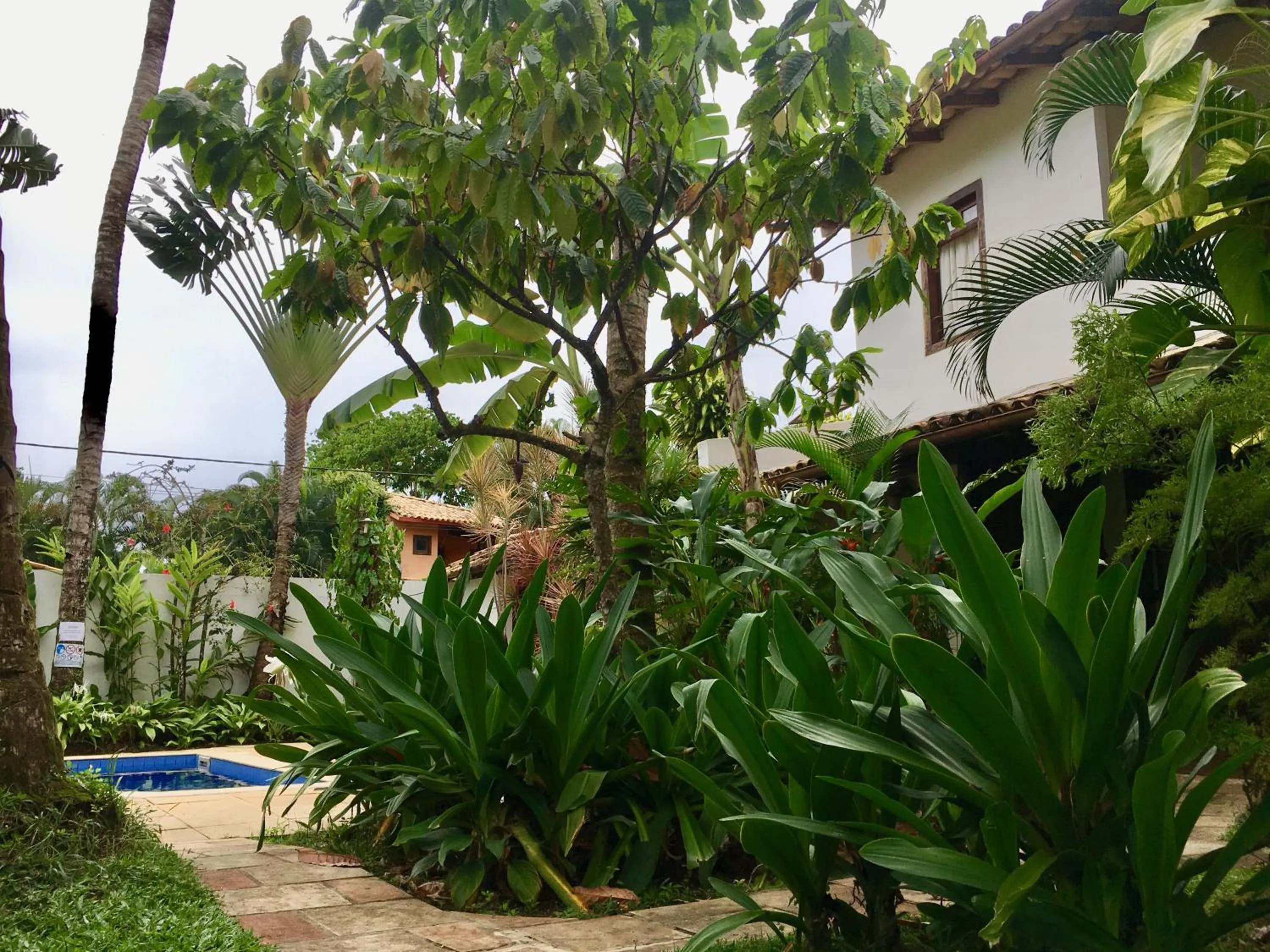 Garden view in Pousada Coqueiro Verde
