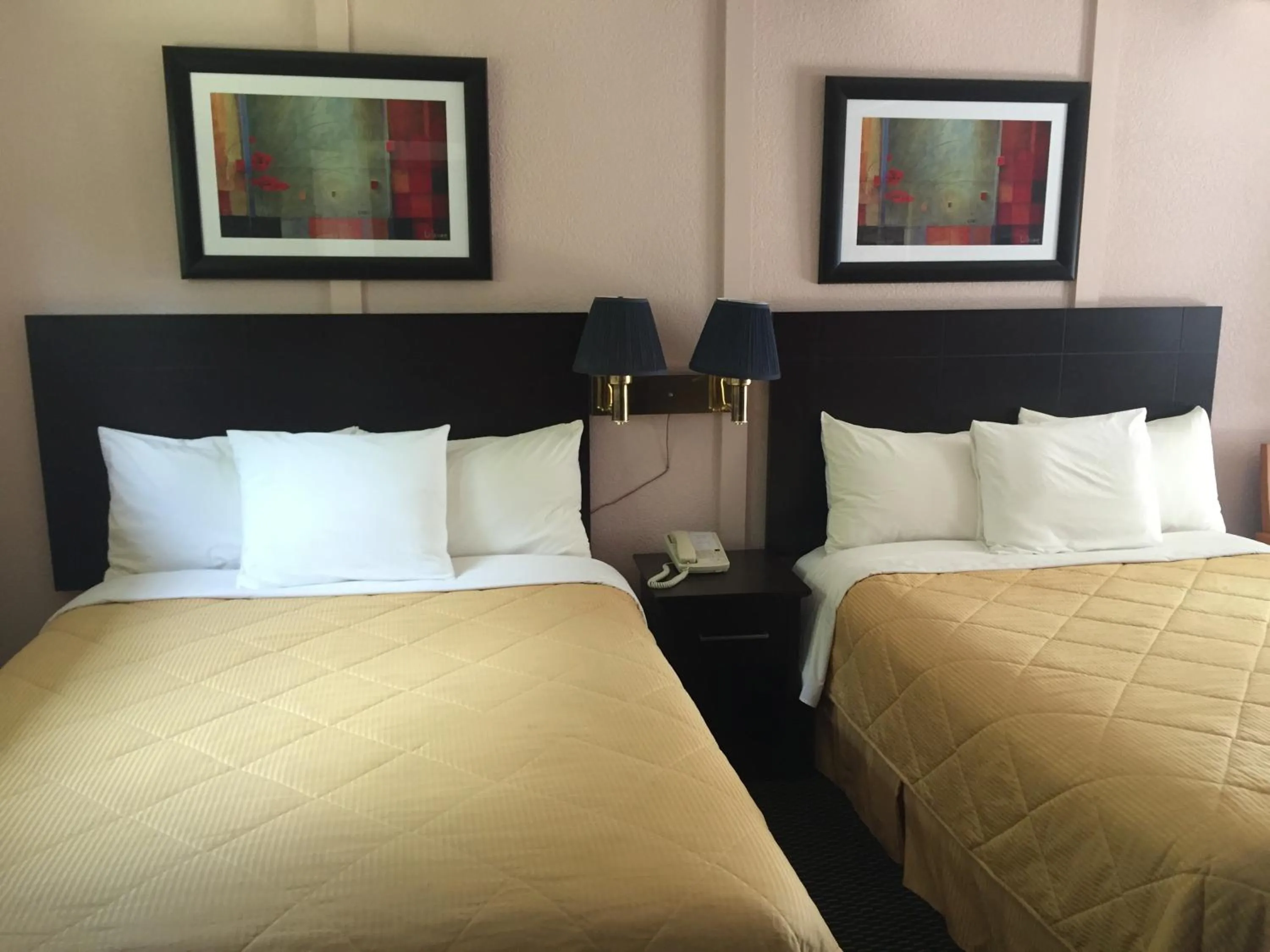 Bed in Country Squire Motel