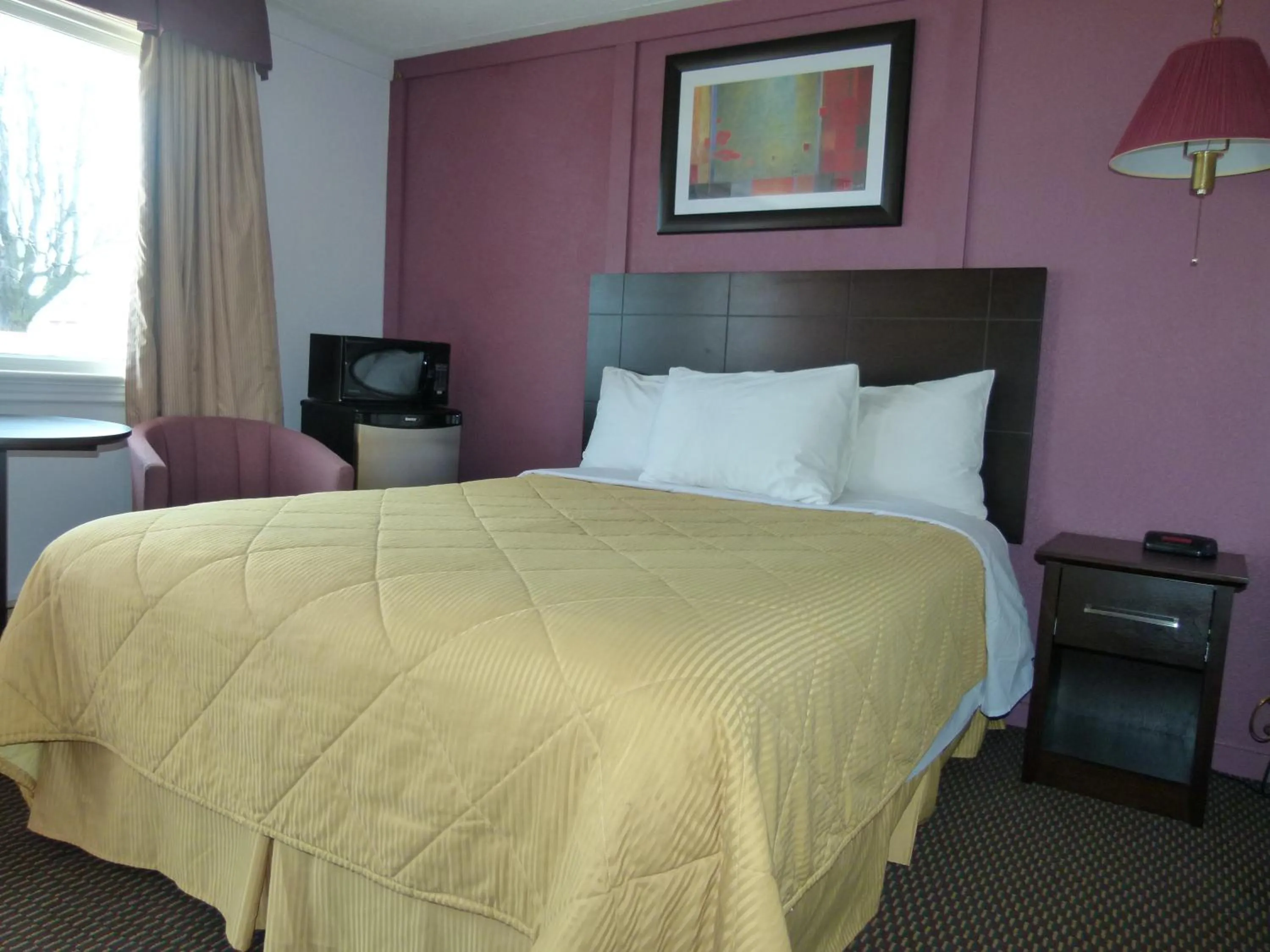 Bed in Country Squire Motel