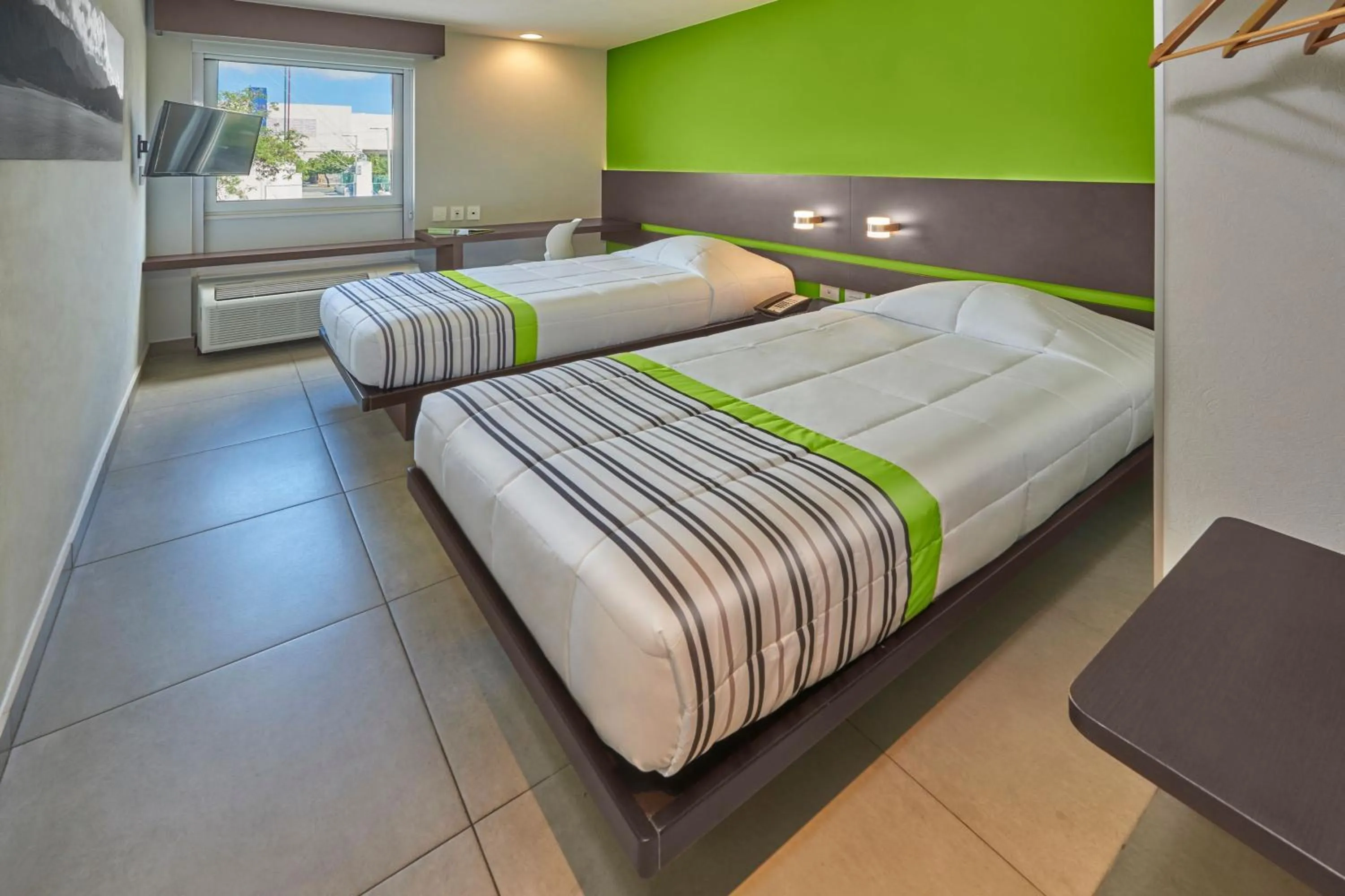 Bedroom, Bed in City Express Junior by Marriott Cancun