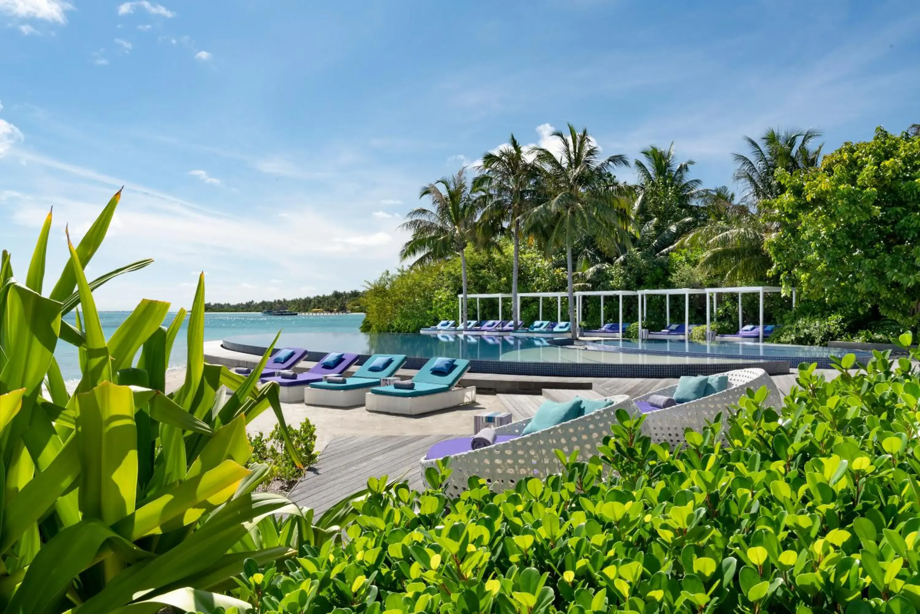 Swimming pool in Niyama Private Islands Maldives Swimming pool in Niyama Private Islands Maldives