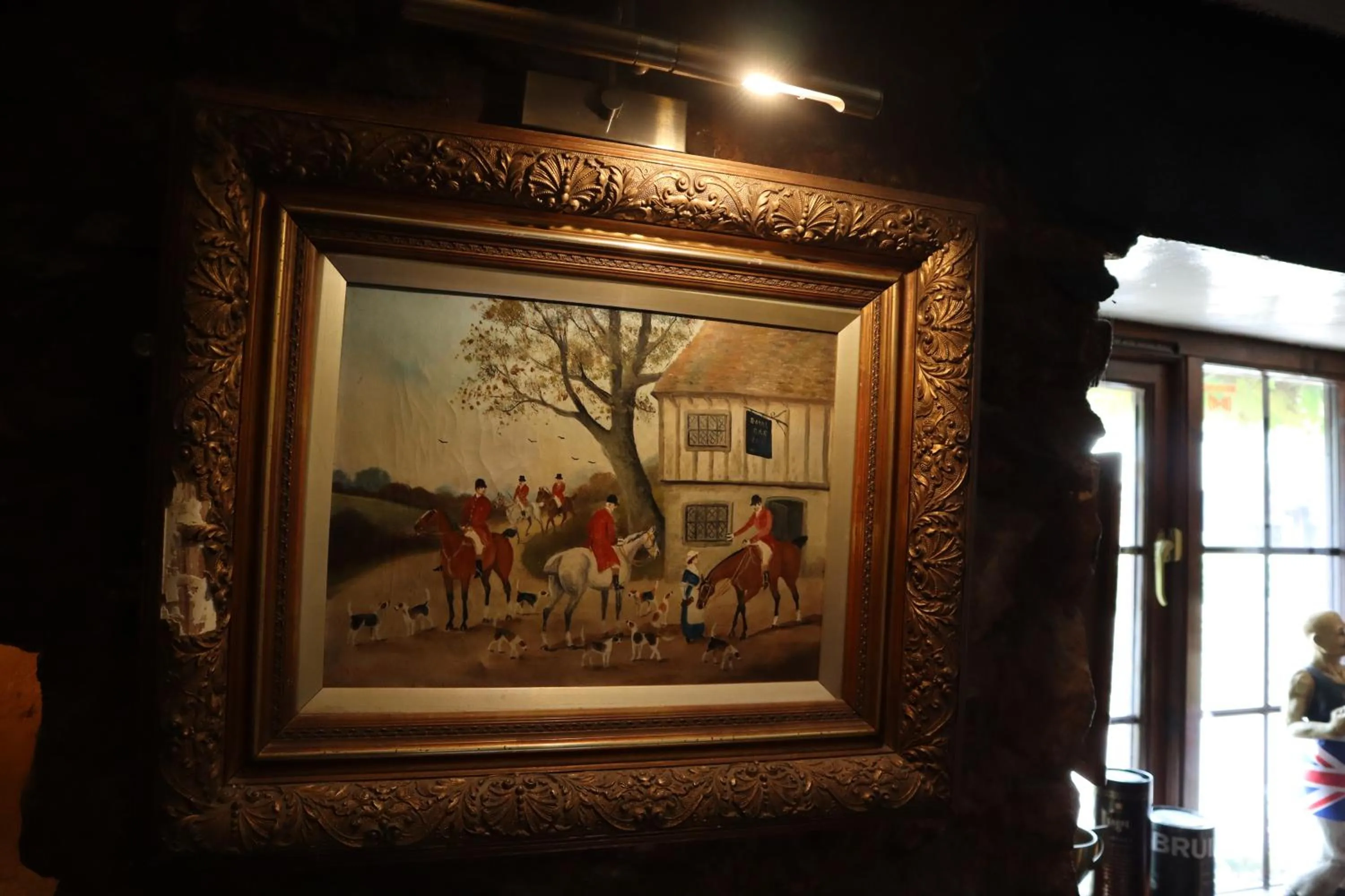 Decorative detail in The White Horse Inn