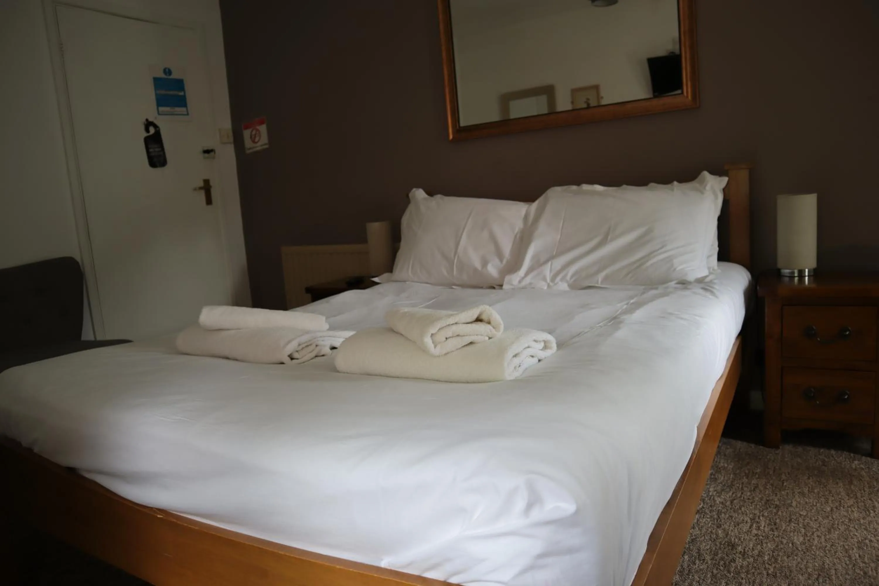 Bed in The White Horse Inn