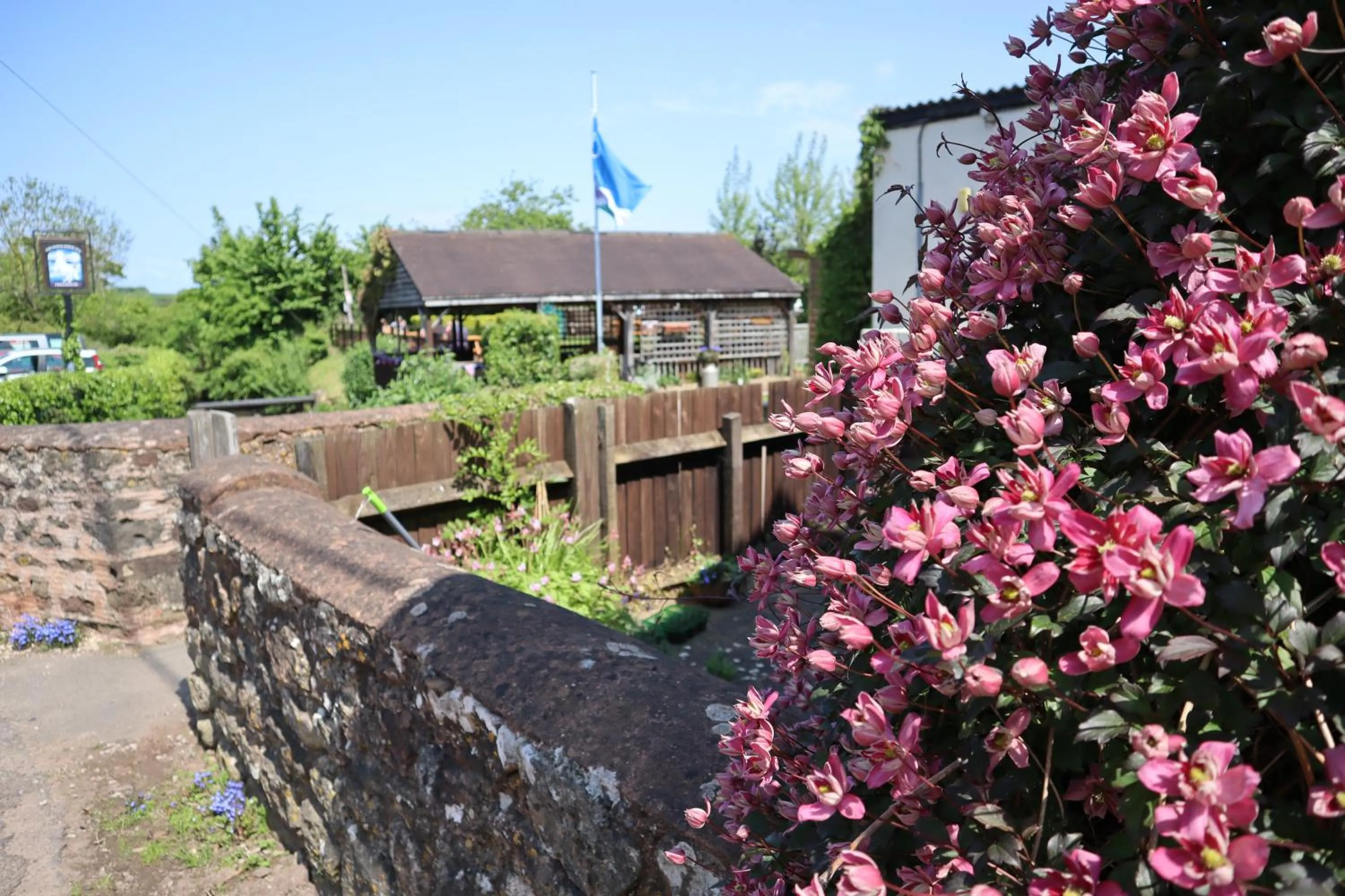 Garden in The White Horse Inn