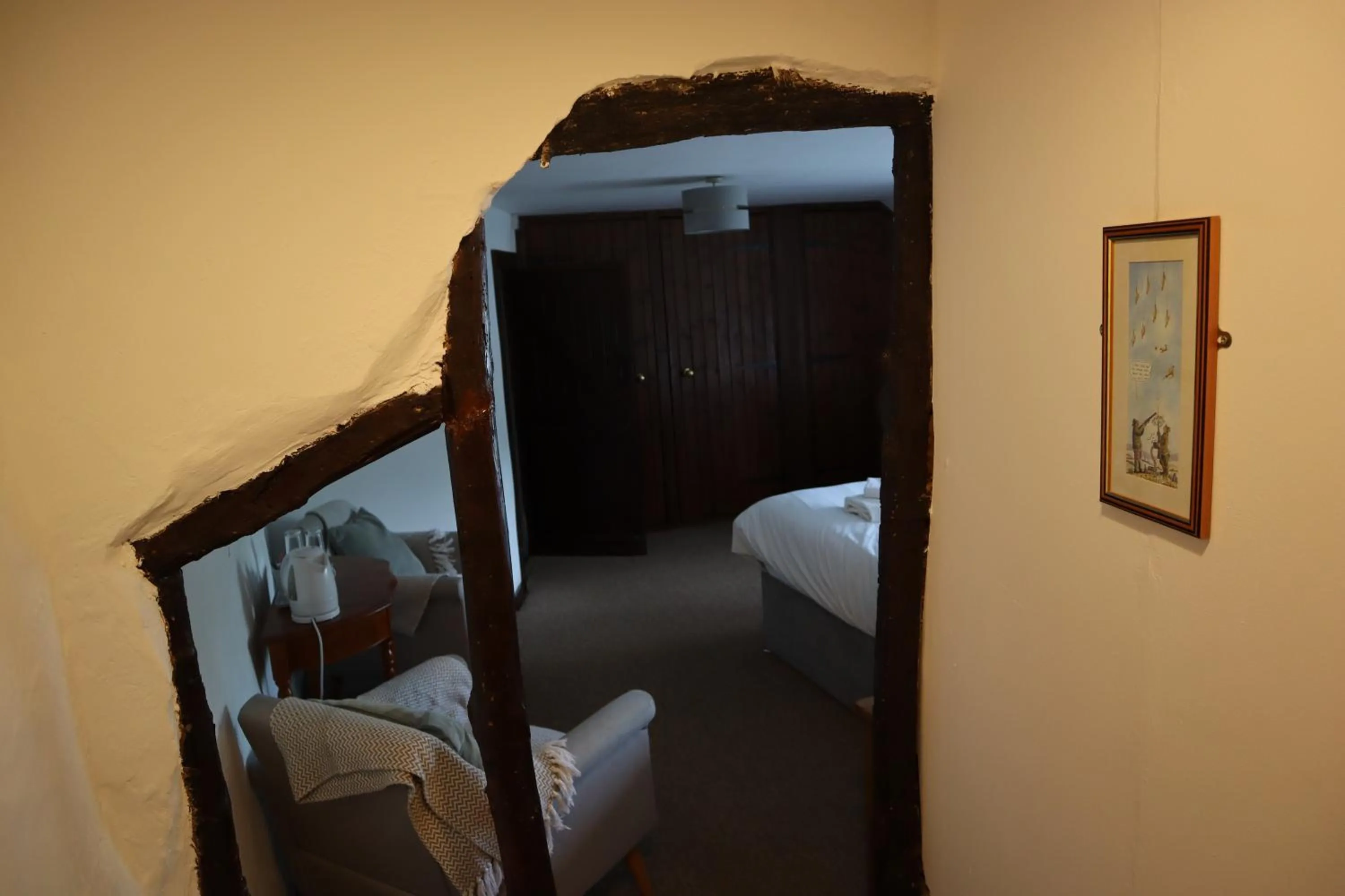 Bed in The White Horse Inn