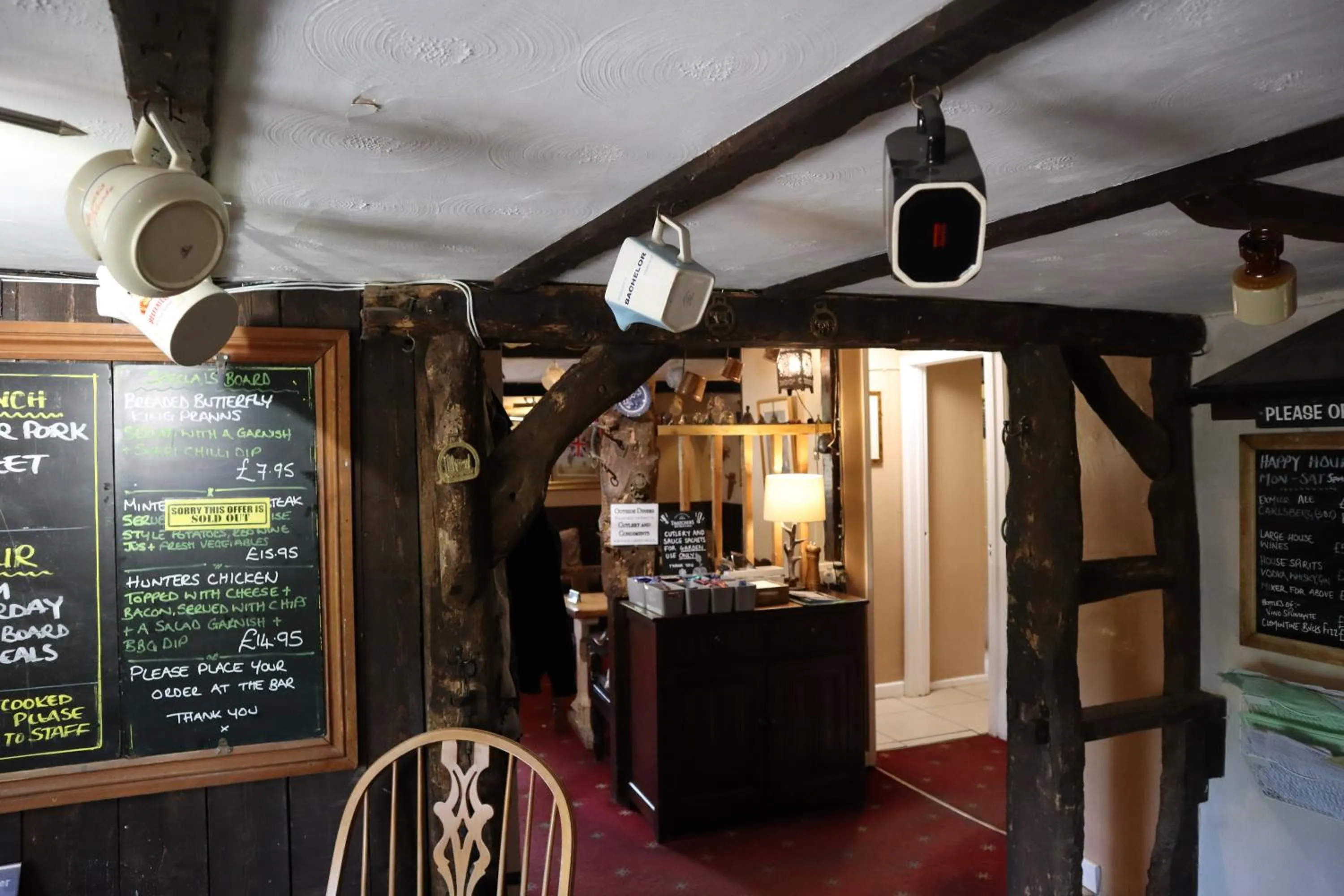 Restaurant/places to eat in The White Horse Inn
