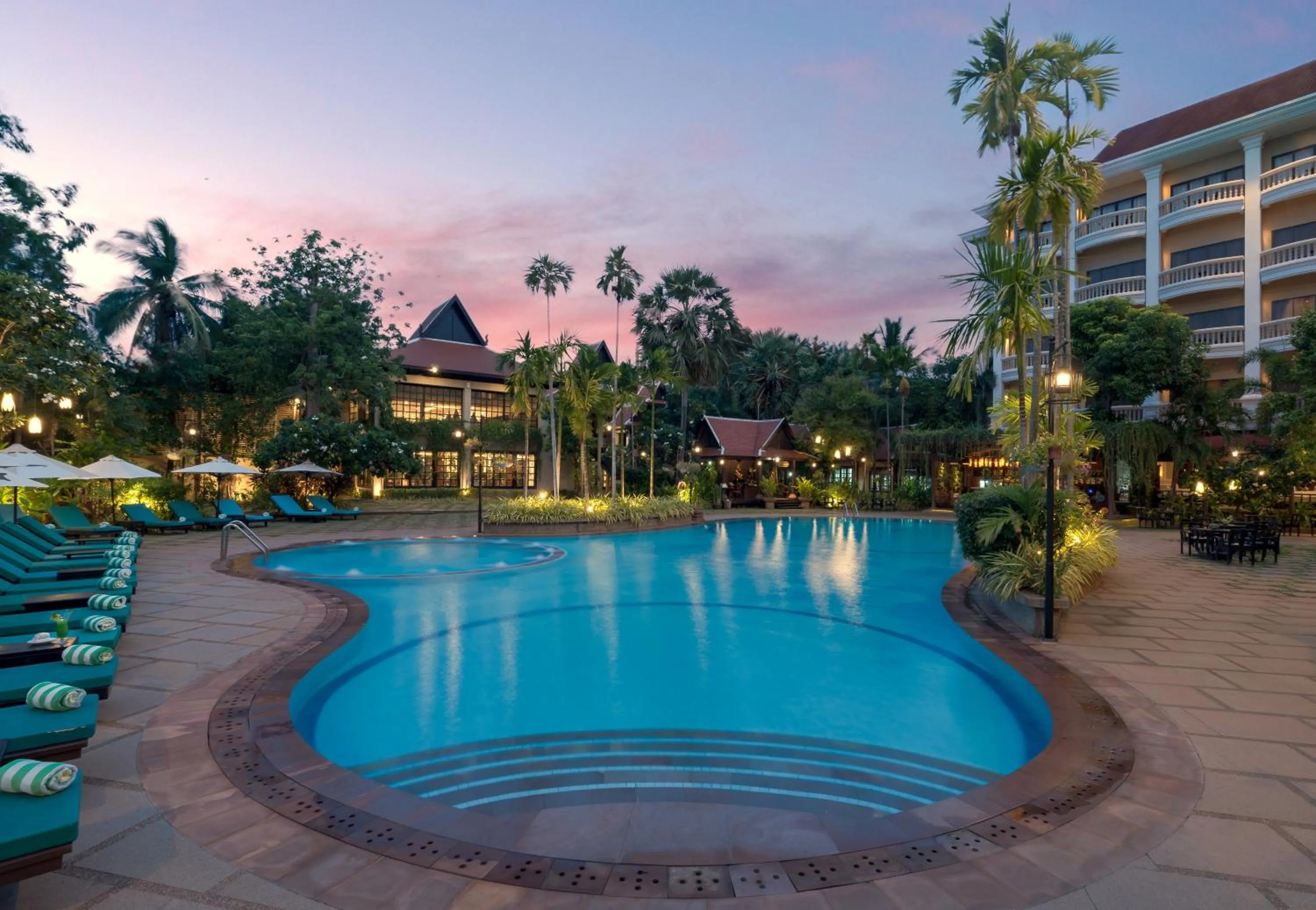 Swimming pool in THE PRIVILEGE FLOOR by Borei Angkor