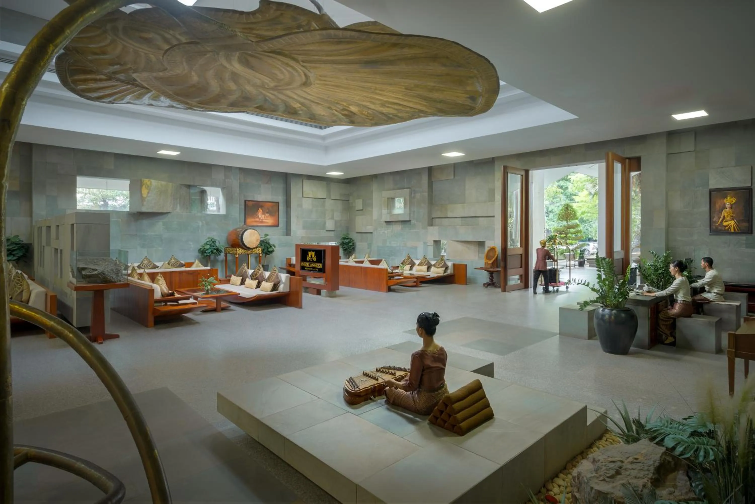 Lobby or reception in THE PRIVILEGE FLOOR by Borei Angkor