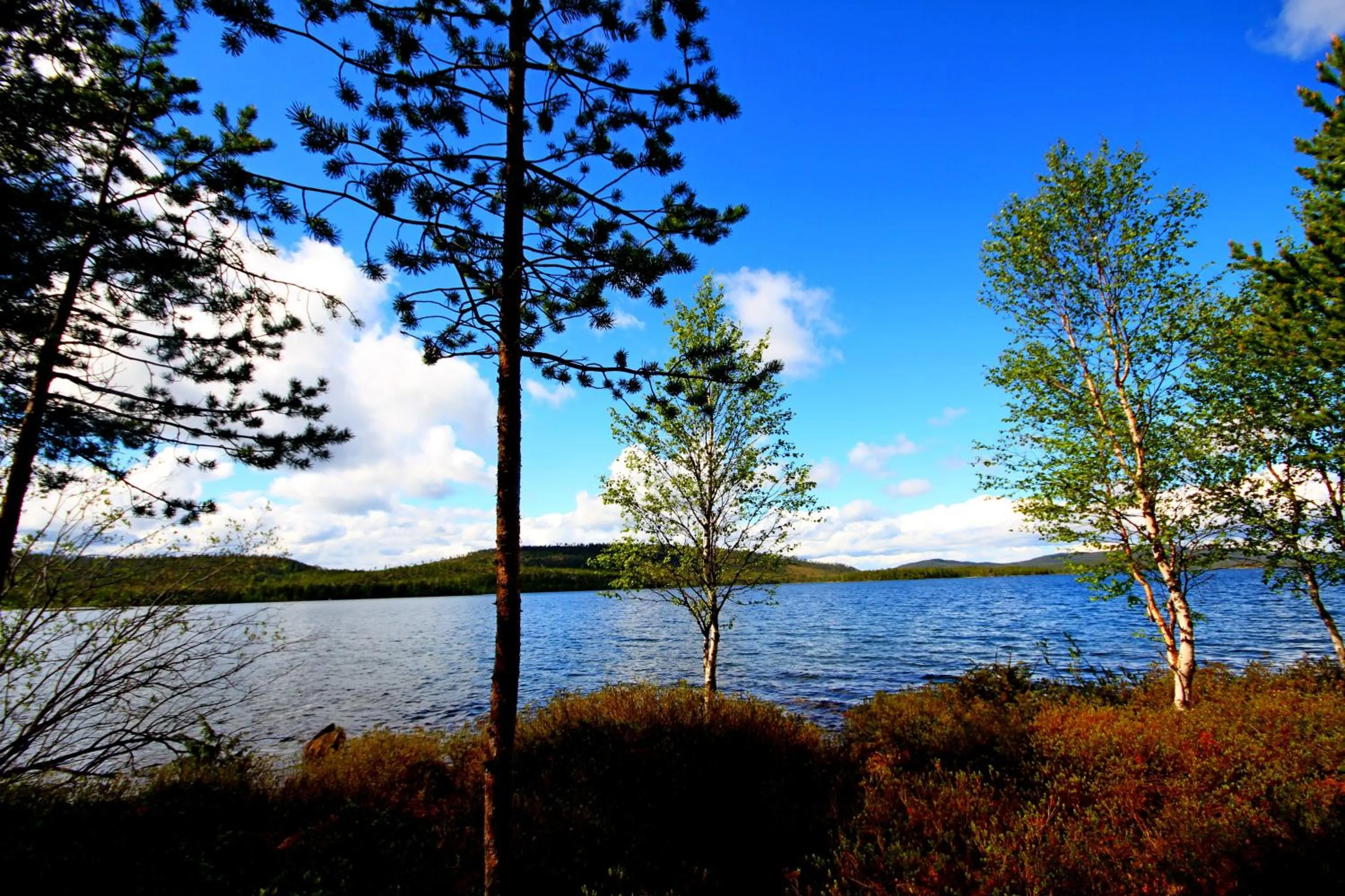 Sea view in Ukonjärven Holiday Village