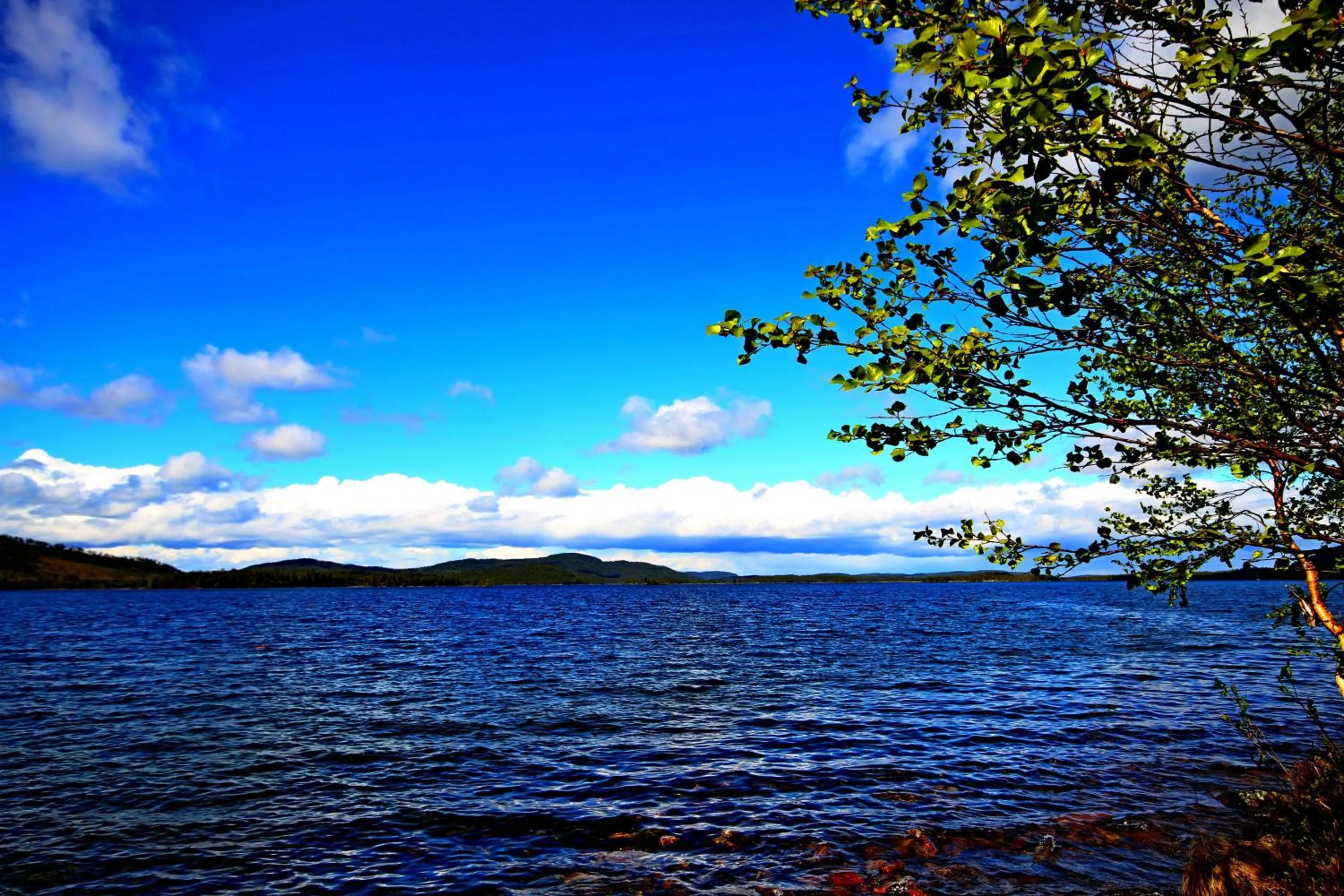 Sea view in Ukonjärven Holiday Village