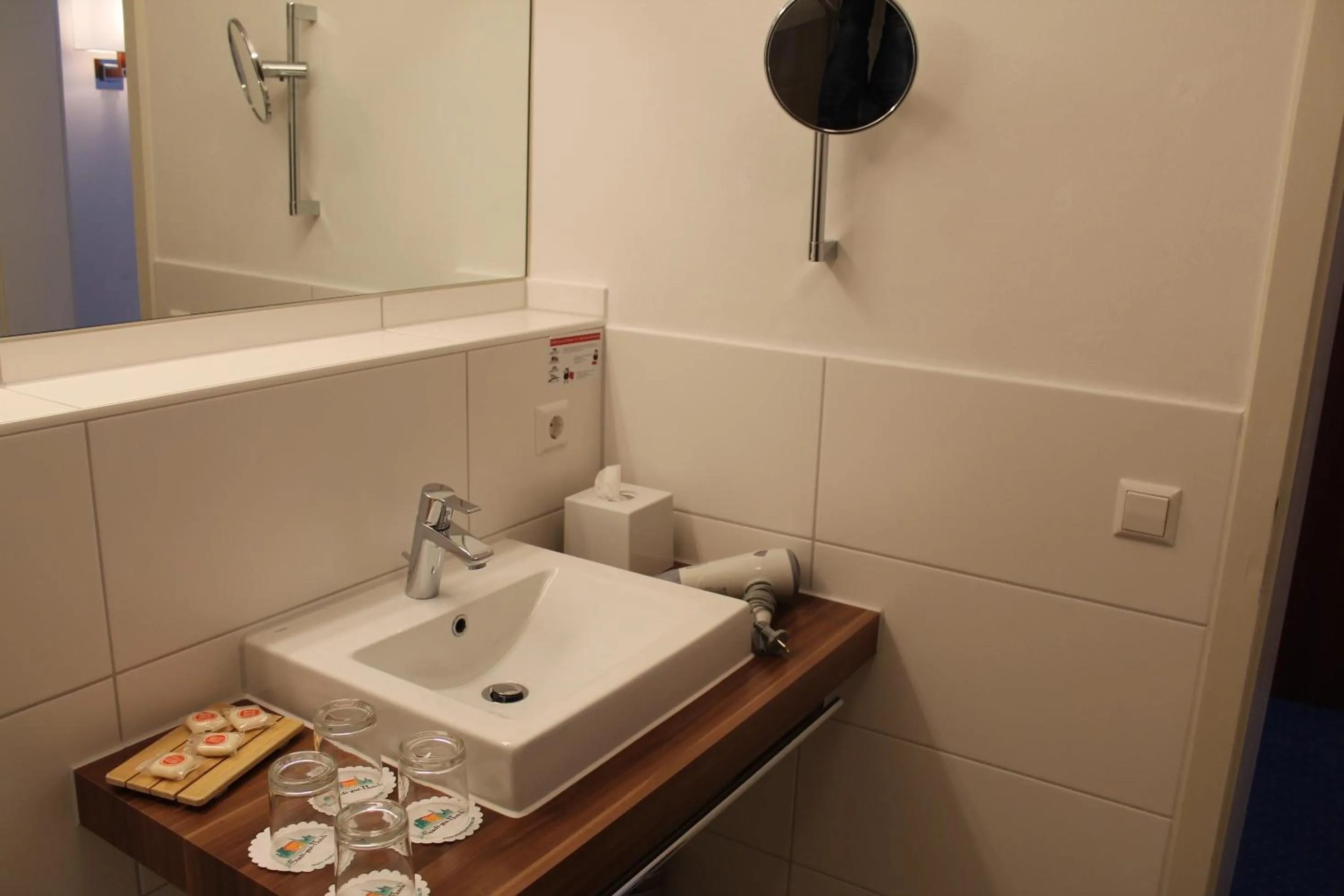 Bathroom in Stadt-gut-Hotel Gasthof Goldener Adler