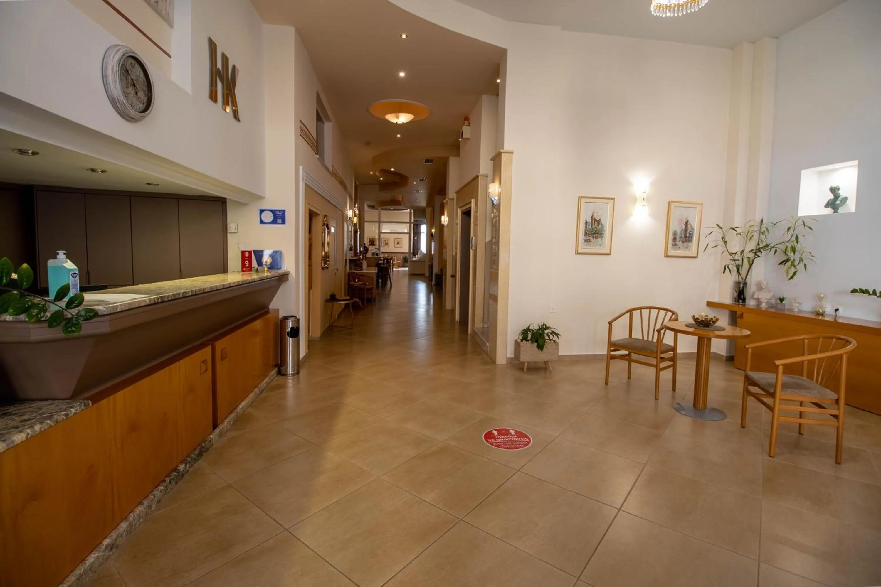 Lobby or reception in Hotel Kaikis