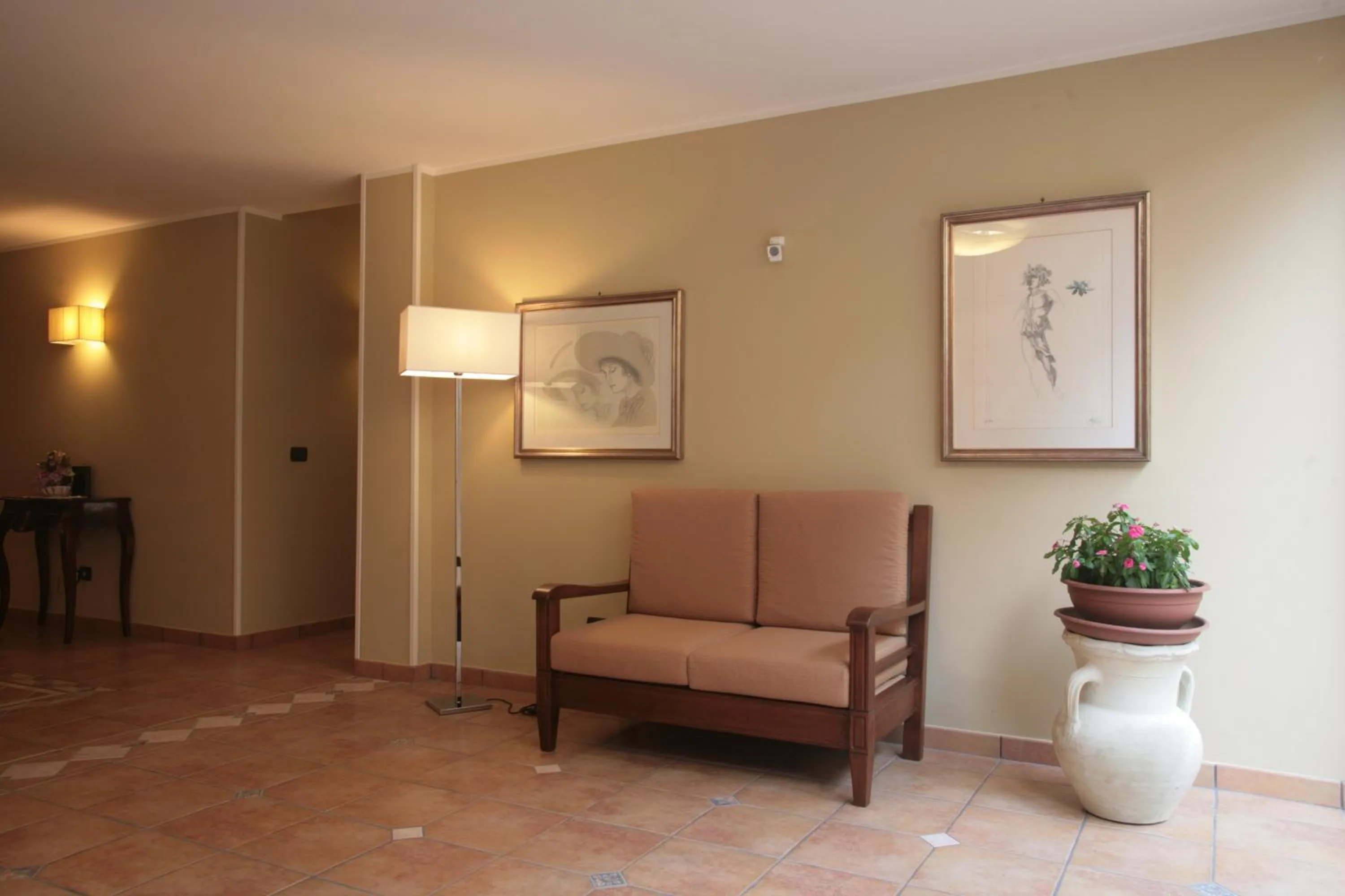 Seating area in Villa Rosita