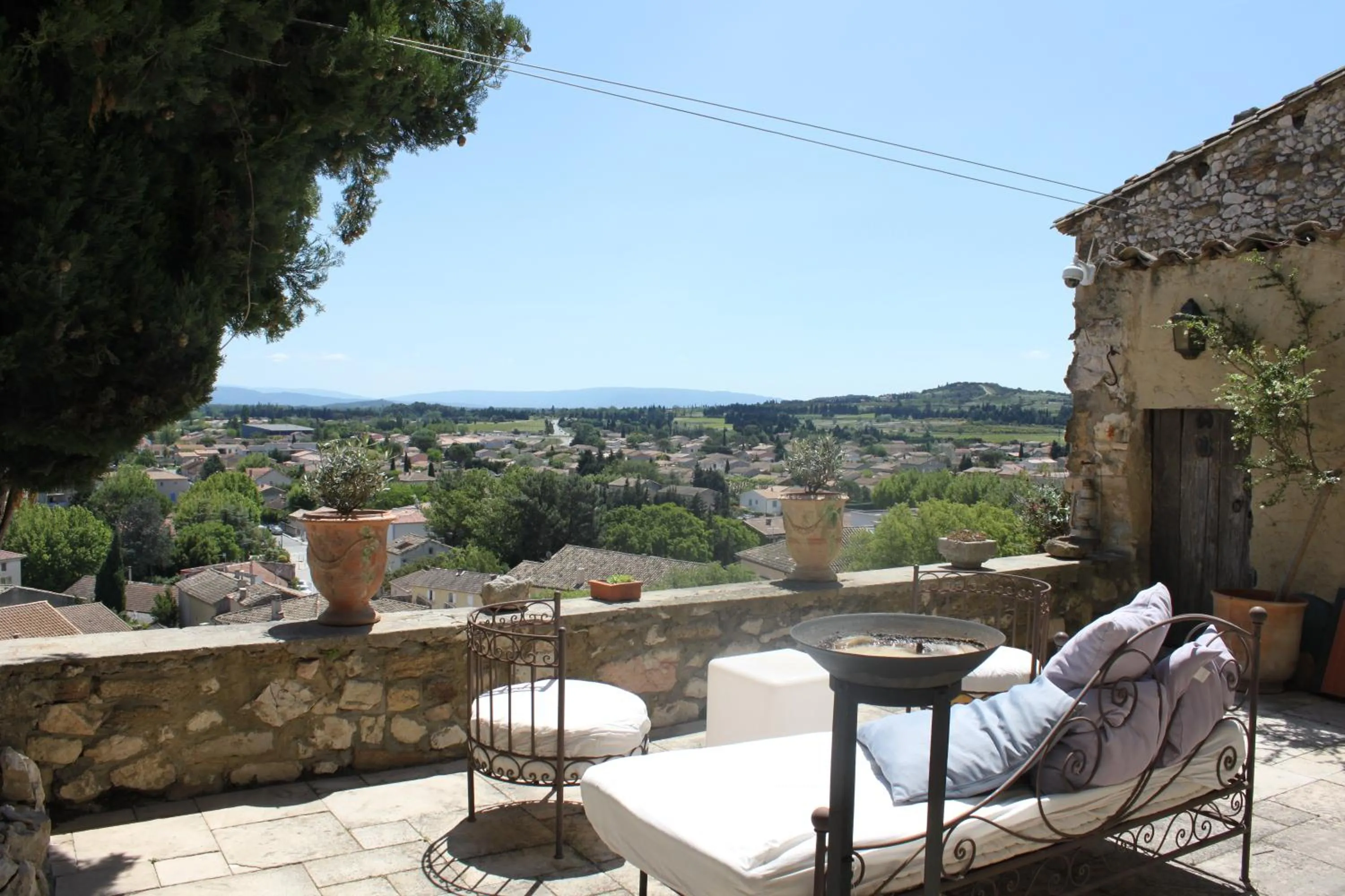 Balcony/Terrace in Château de Vedène
