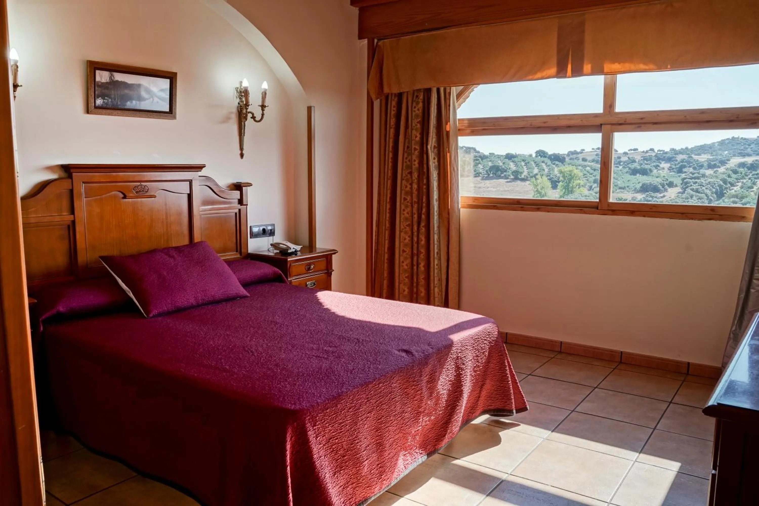 Bed in Hotel Alfonso VIII