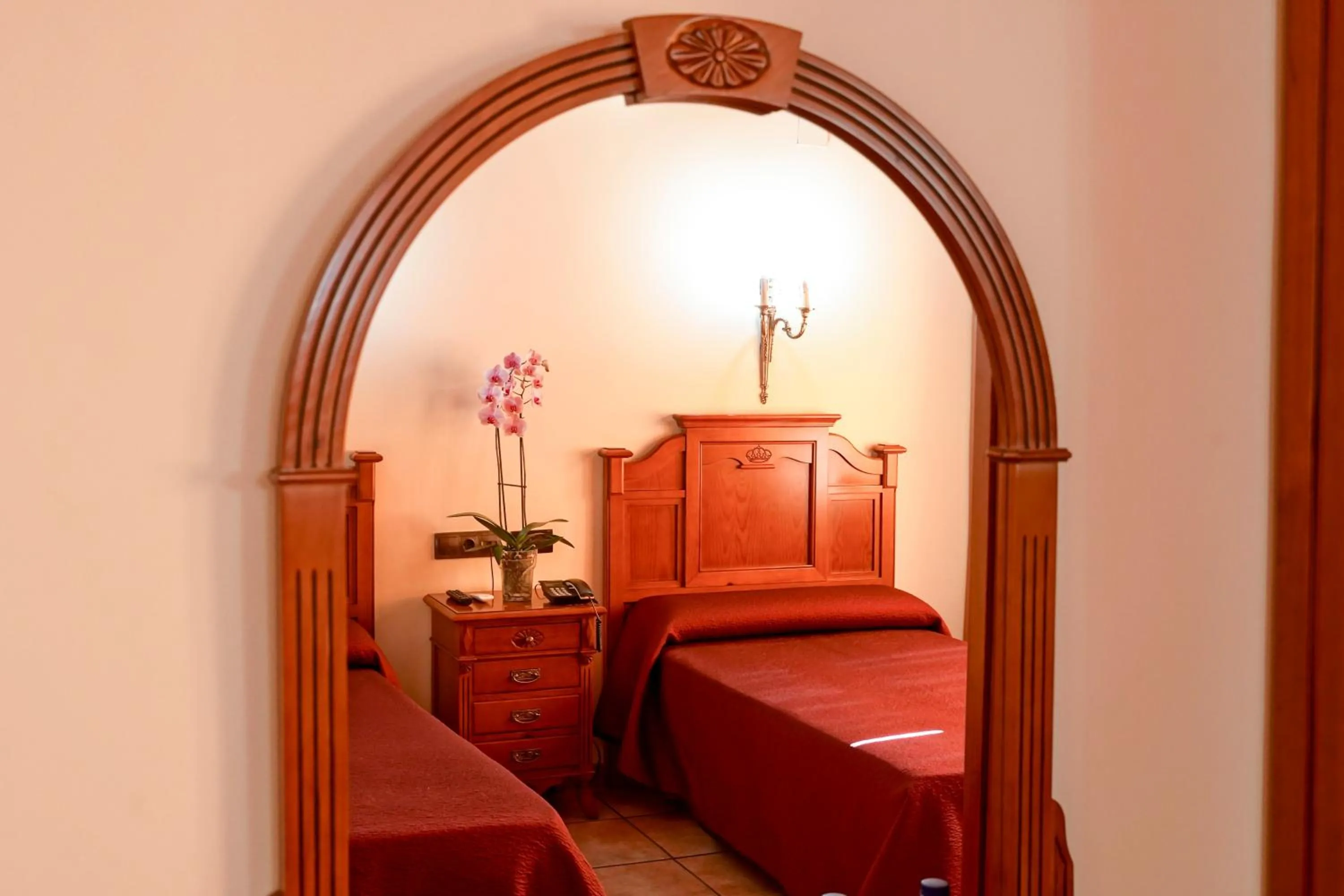 Bed in Hotel Alfonso VIII