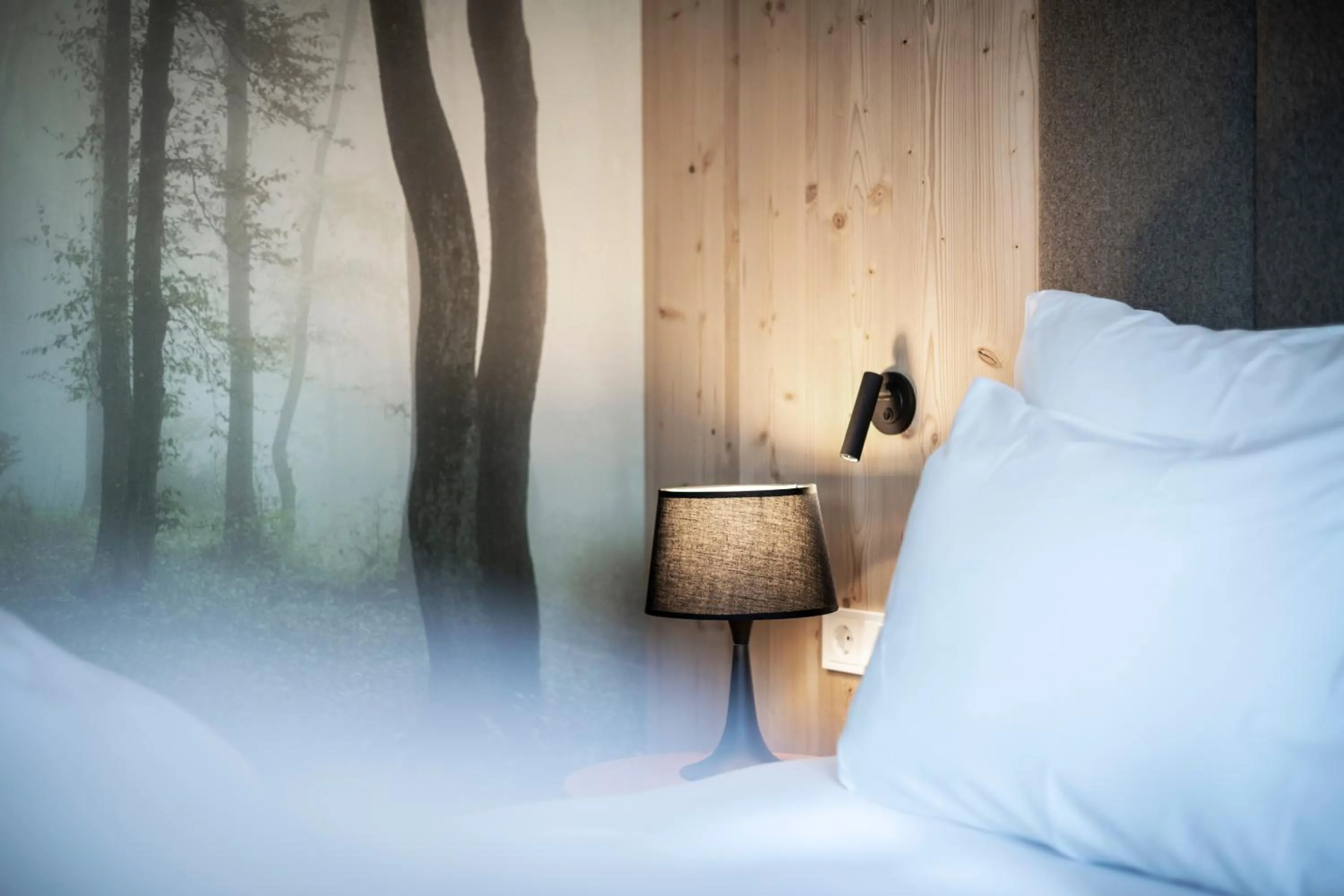 Bed in Hotel Simpaty