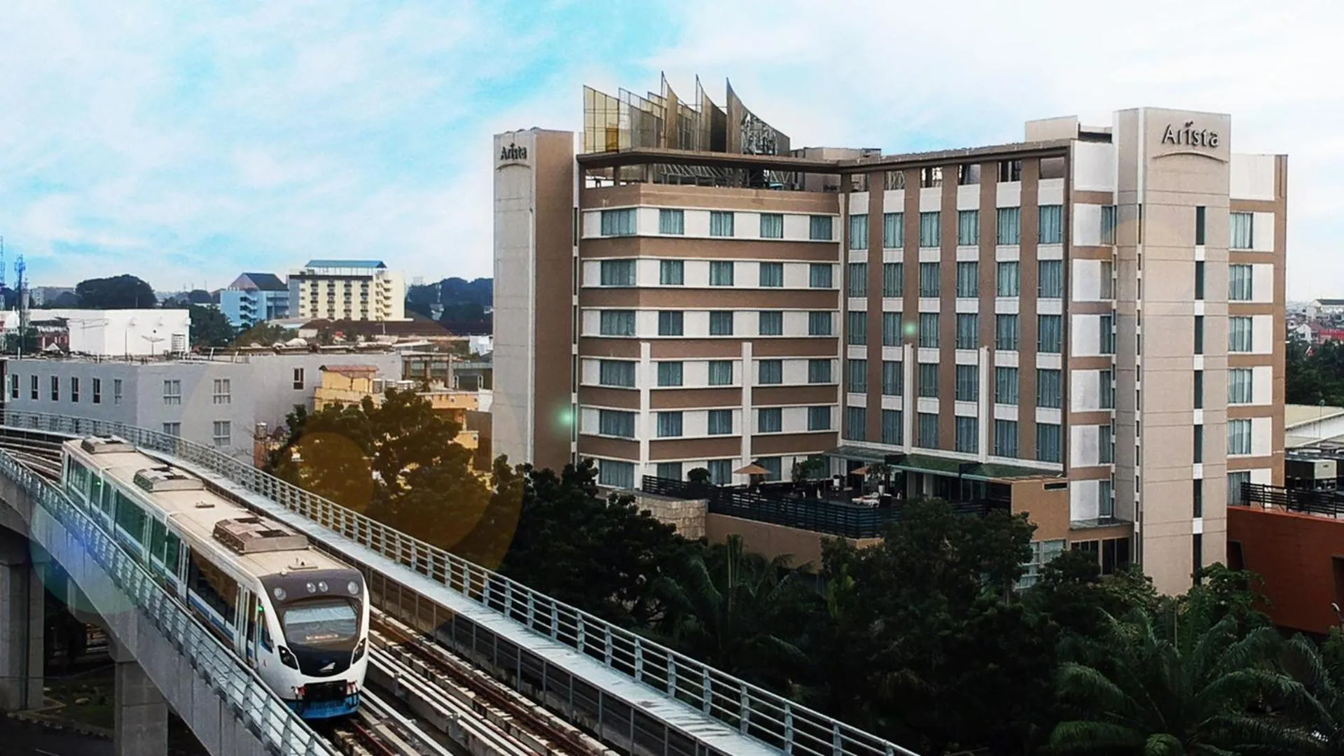 Property building in The Arista Hotel Palembang