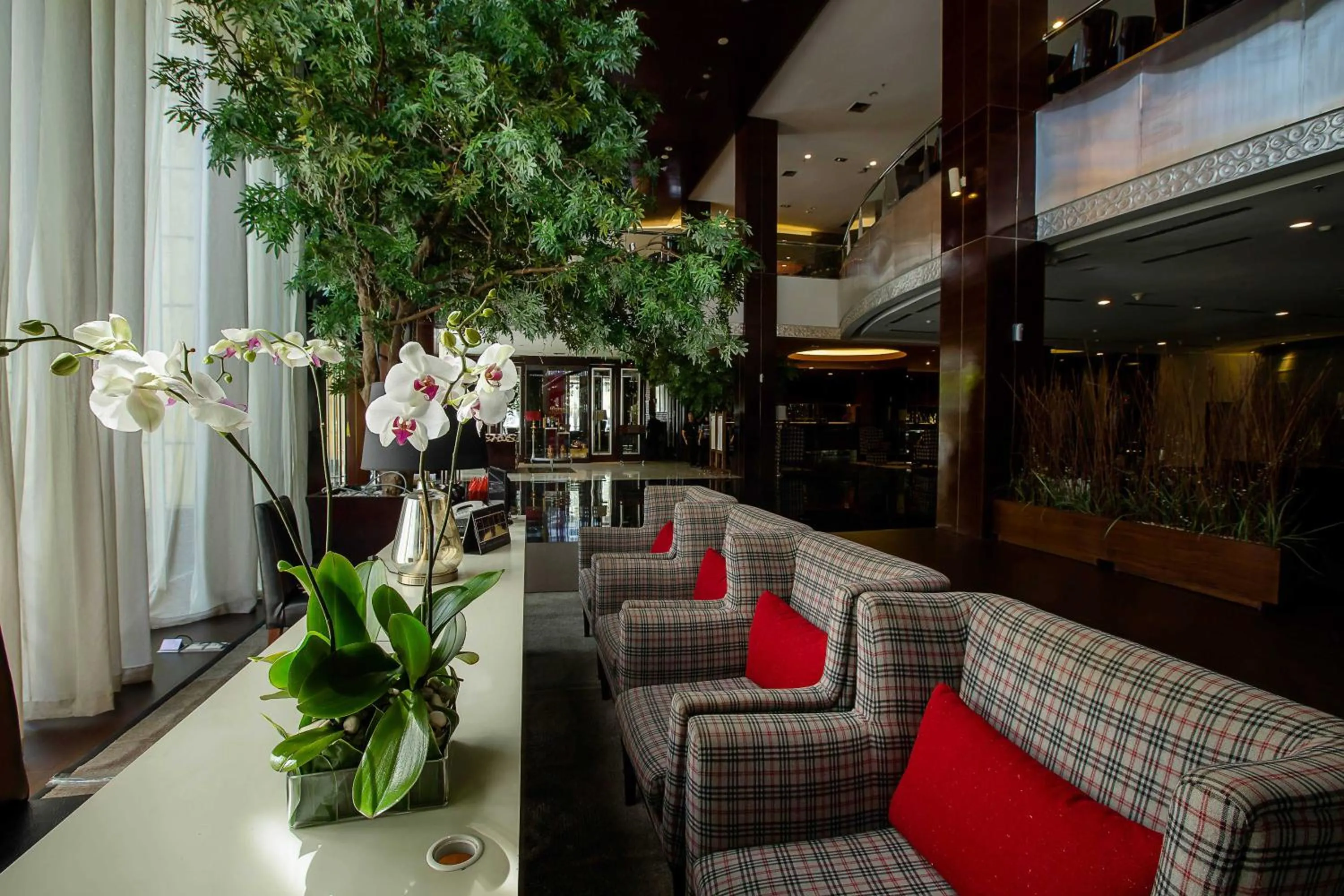 Lobby or reception in The Arista Hotel Palembang