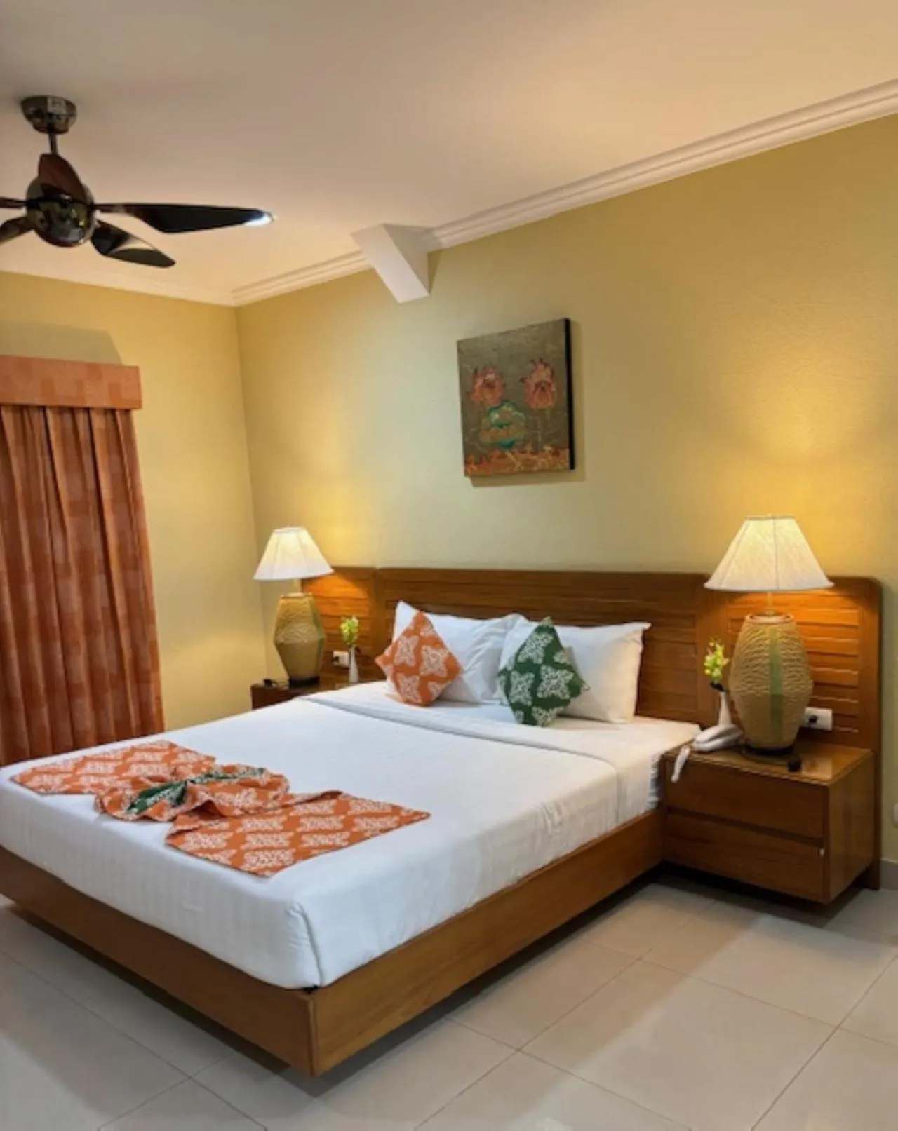 Bed in Baan Souy Resort