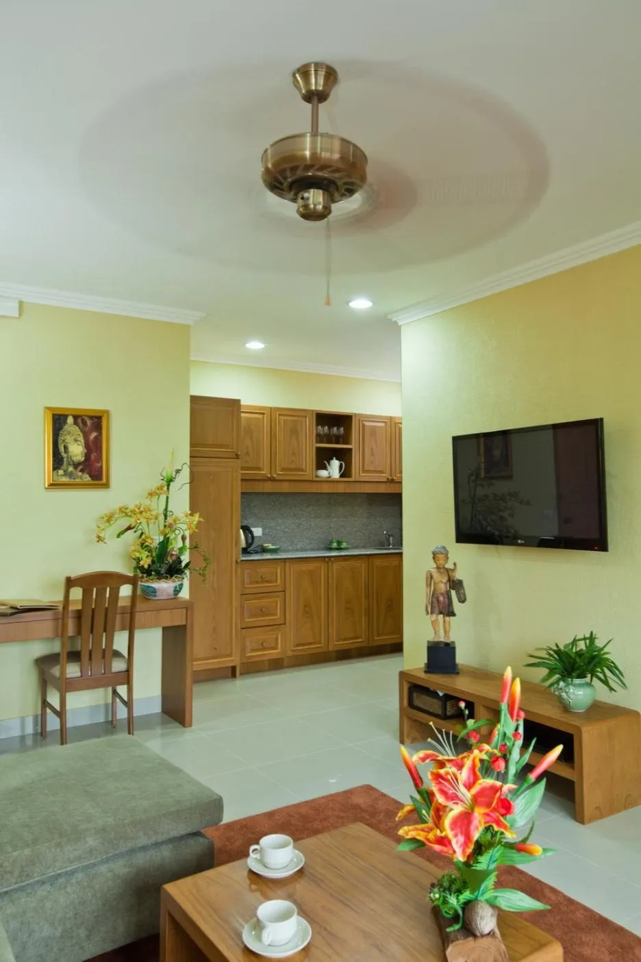 Kitchen or kitchenette in Baan Souy Resort