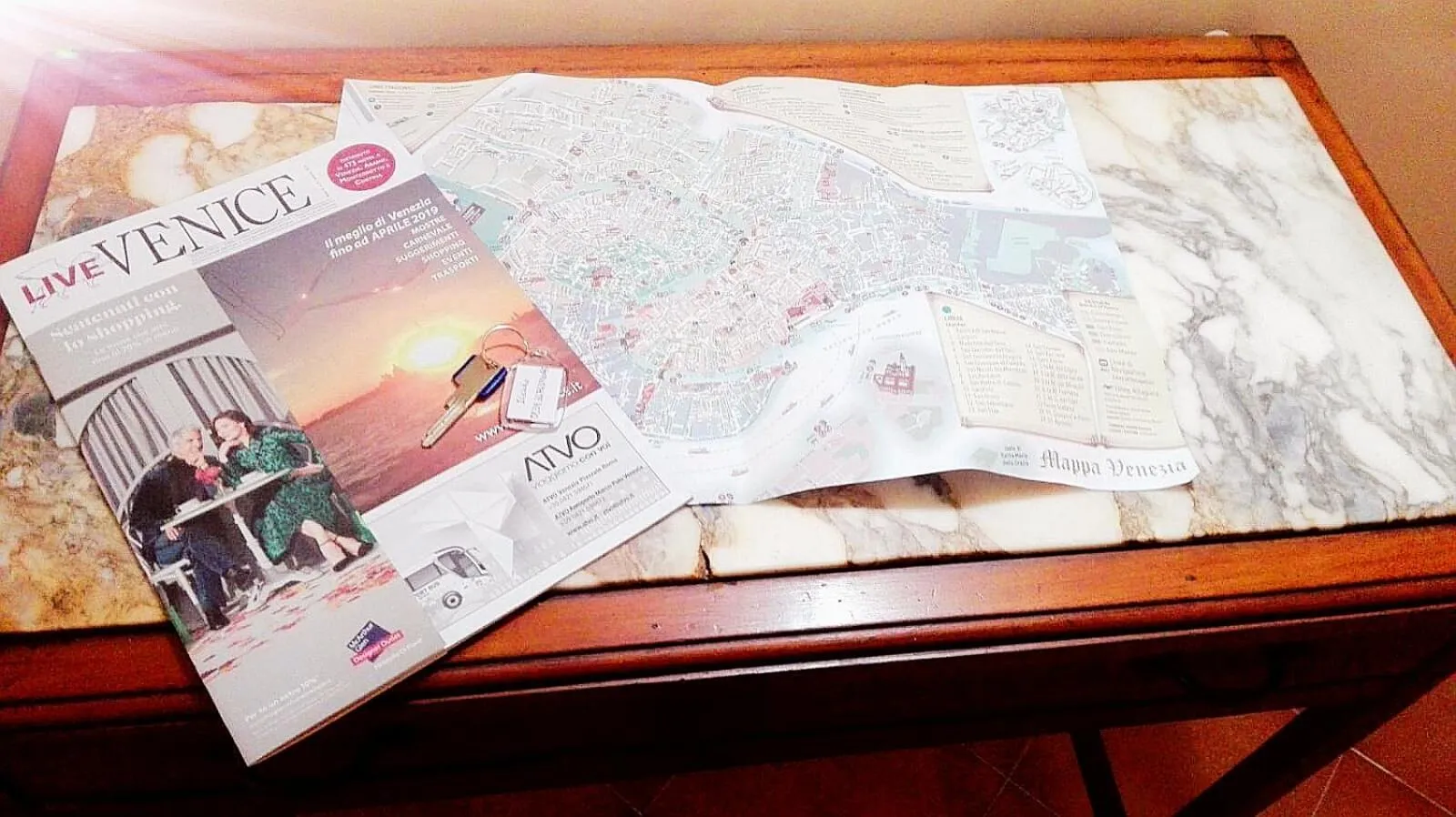 Decorative detail in B&B Venice 1964