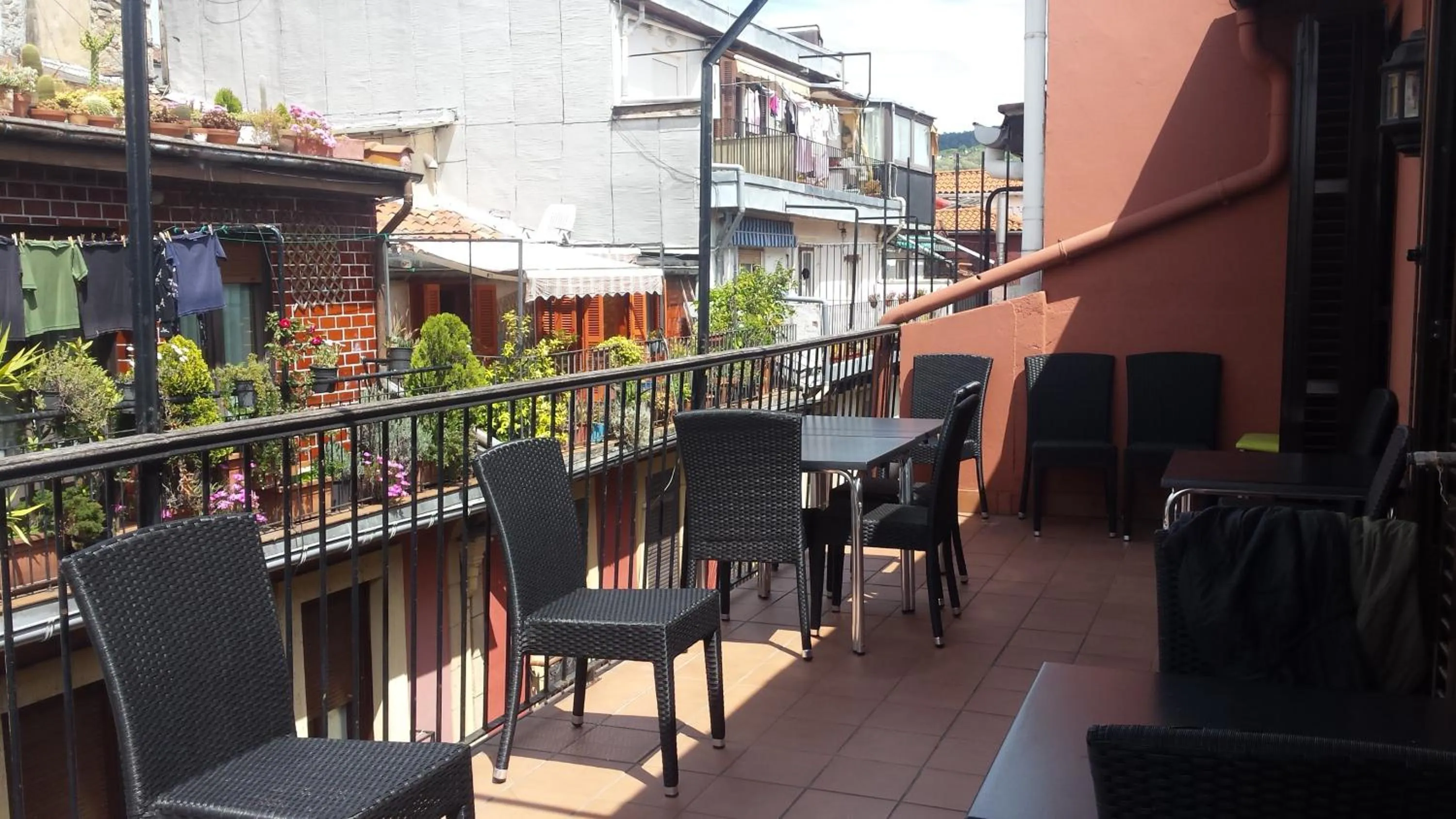 Balcony/Terrace in Pensión San Fermín