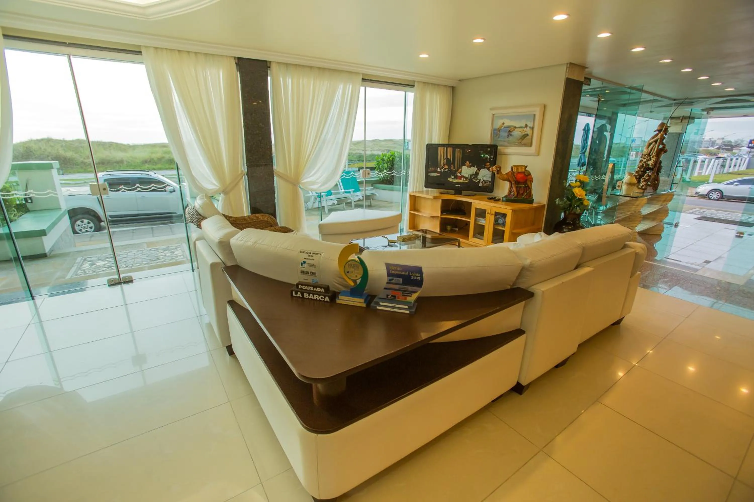 Lobby or reception in Pousada La Barca