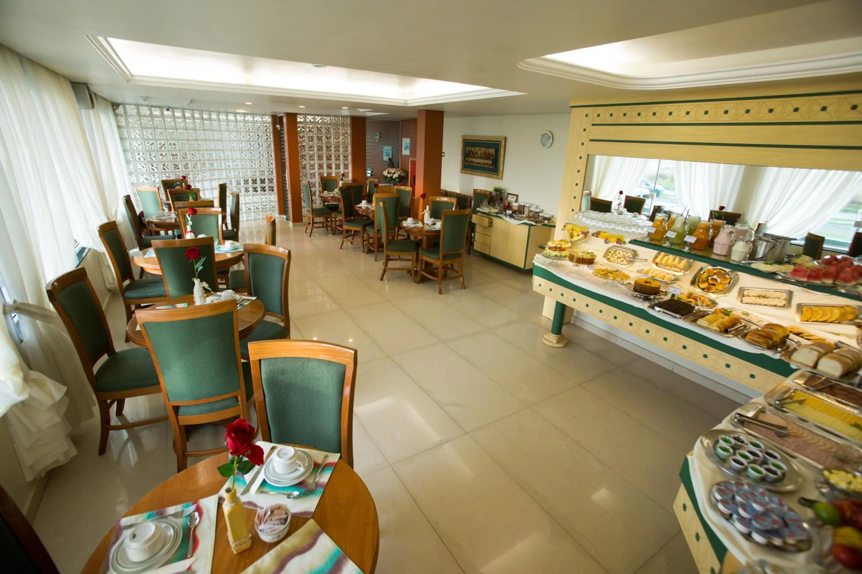 Dining area in Pousada La Barca