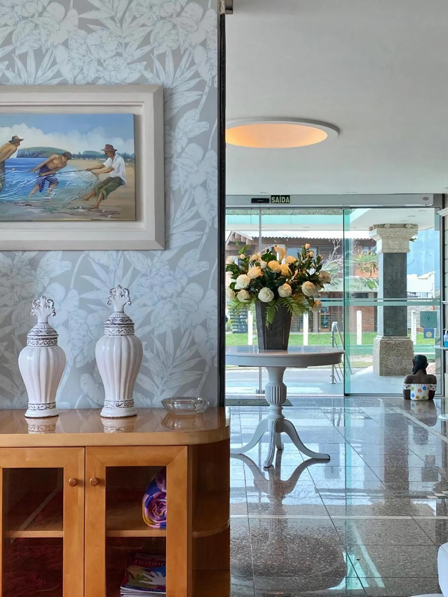 Lobby or reception in Pousada La Barca
