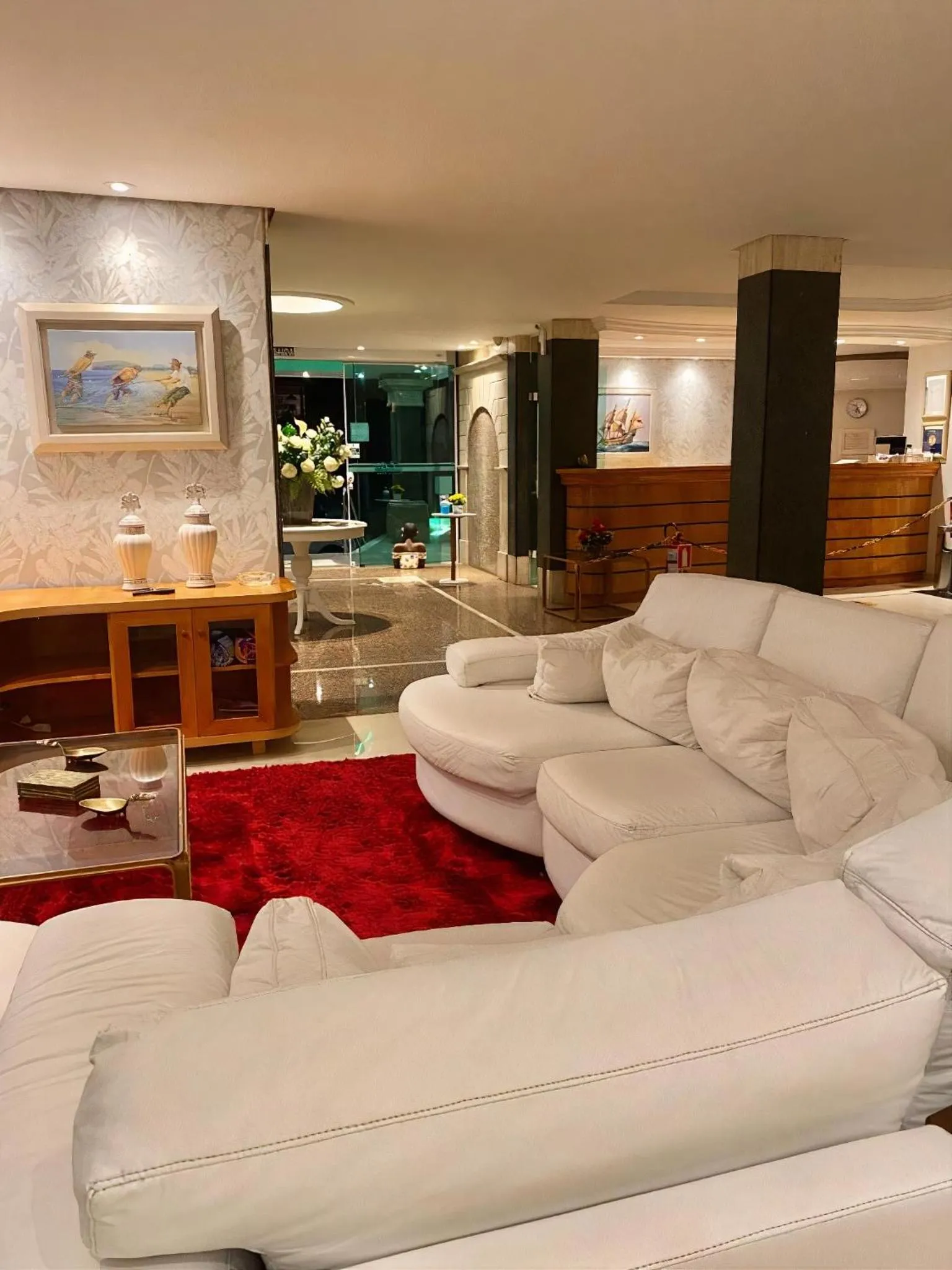 Living room in Pousada La Barca