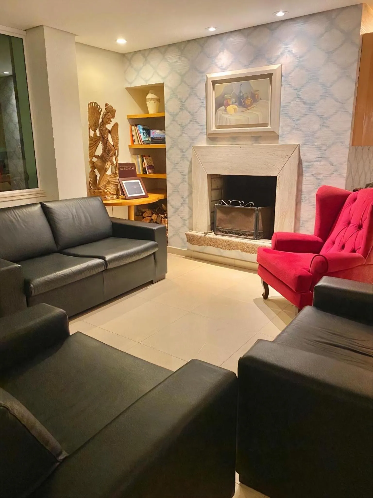 Living room in Pousada La Barca