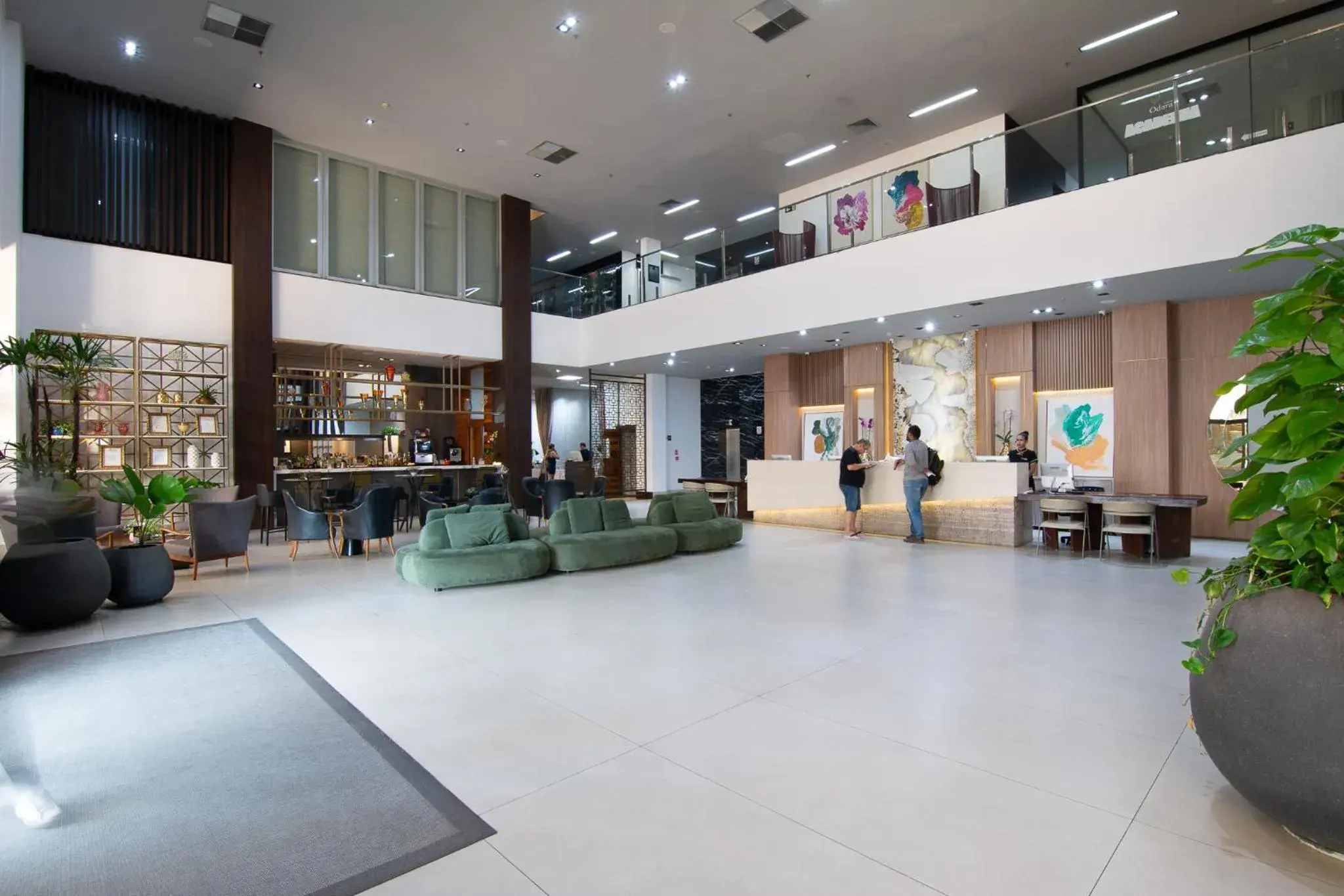 Lobby or reception in Hotel Gran Odara Lobby or reception in Hotel Gran Odara