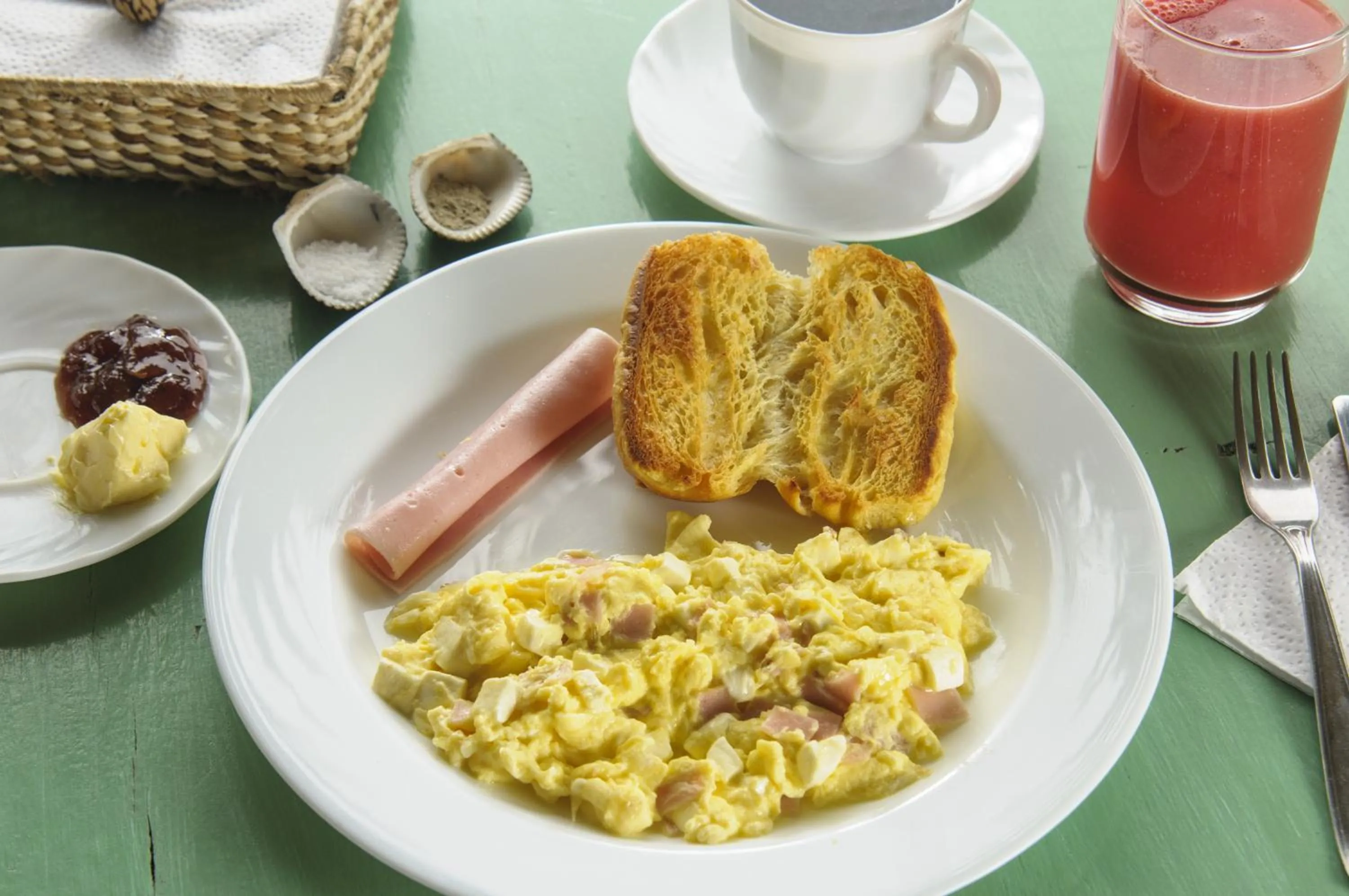 Food close-up in Hotel Kundalini