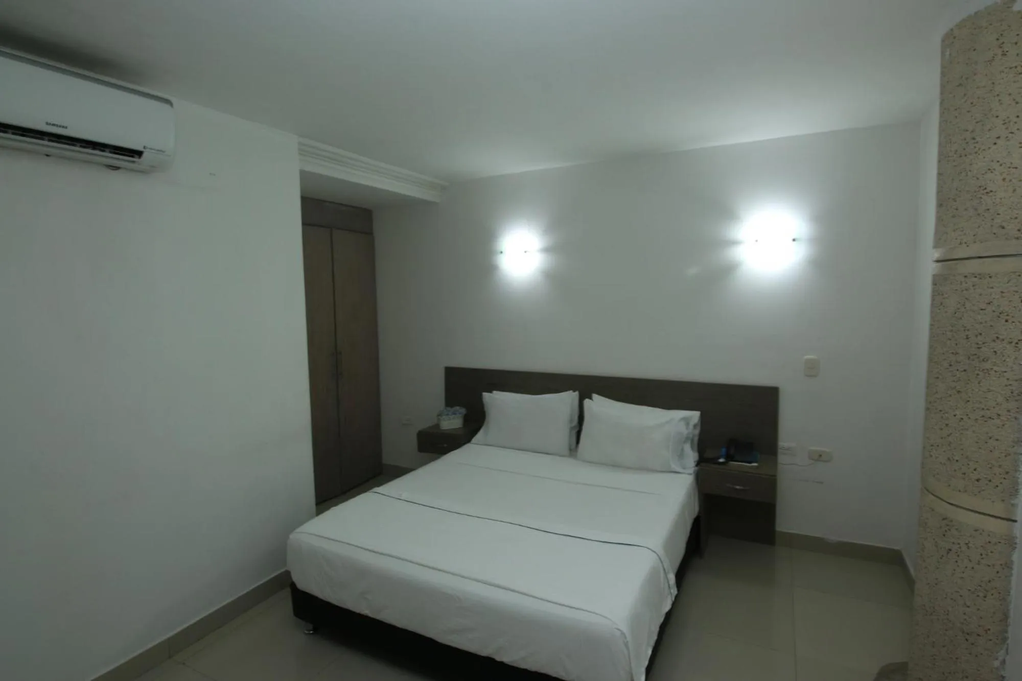 Bed in Hotel Yivinaca