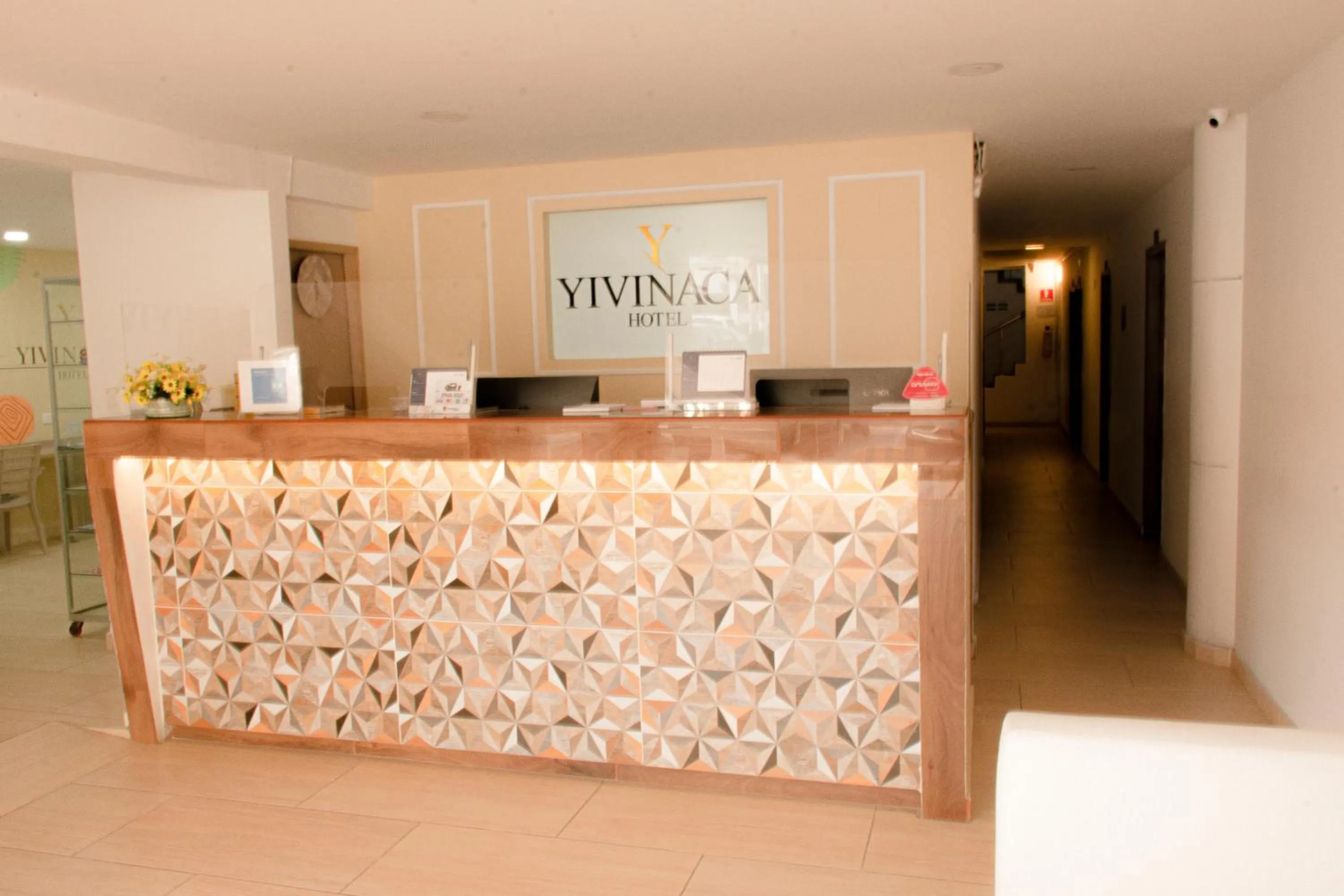 Lobby or reception in Hotel Yivinaca