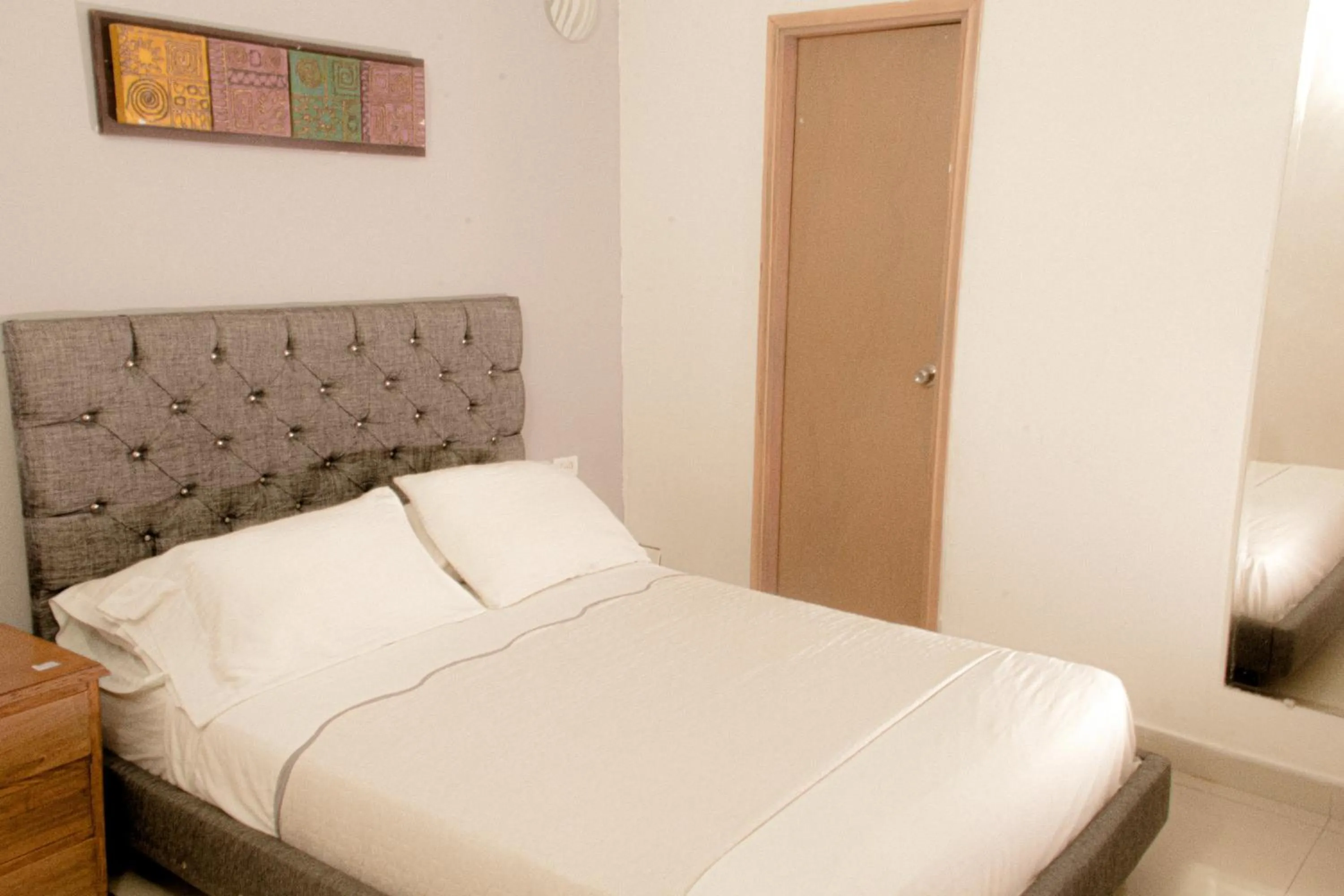 Bed in Hotel Yivinaca