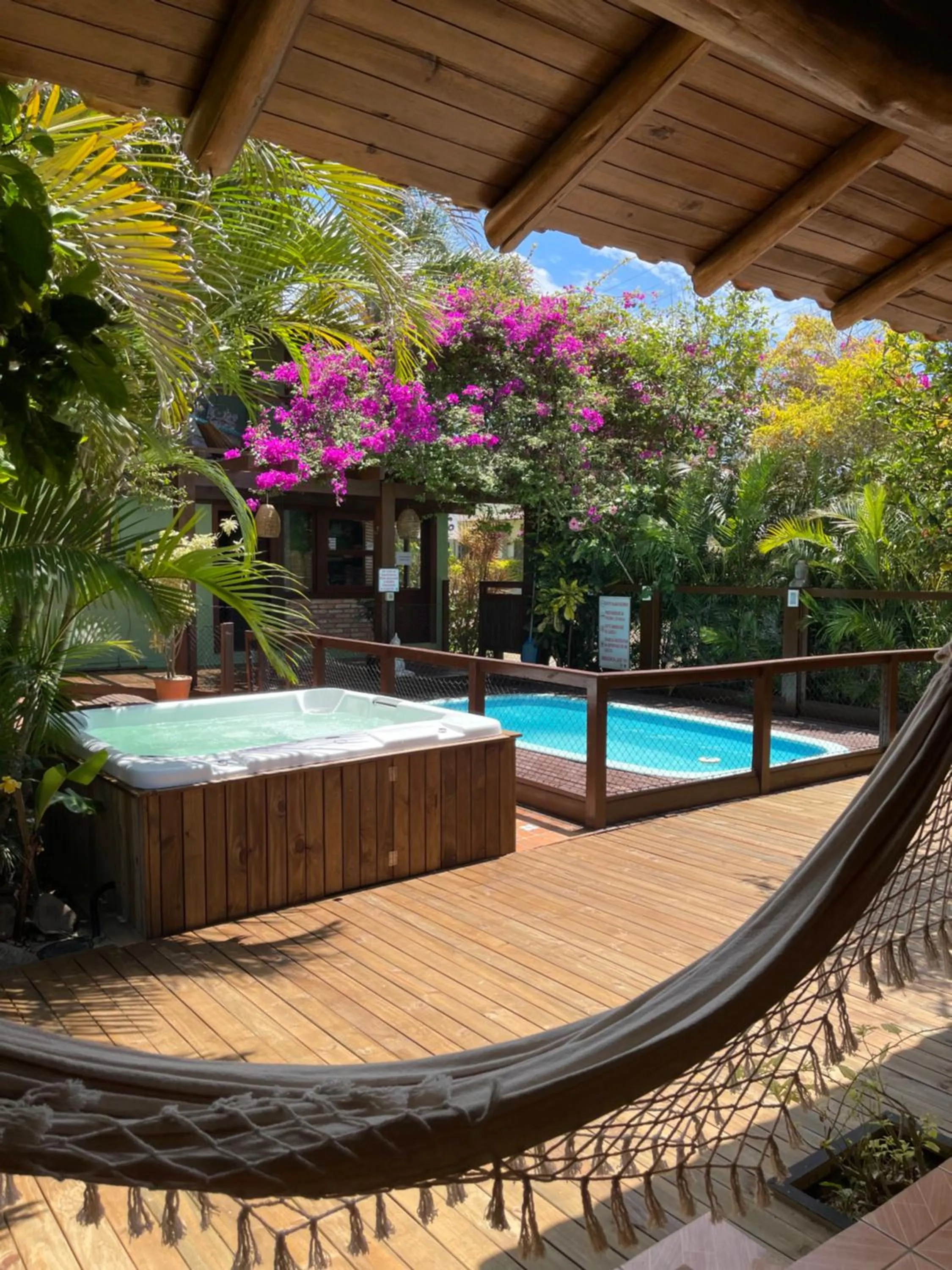 Patio in Pousada da Praia