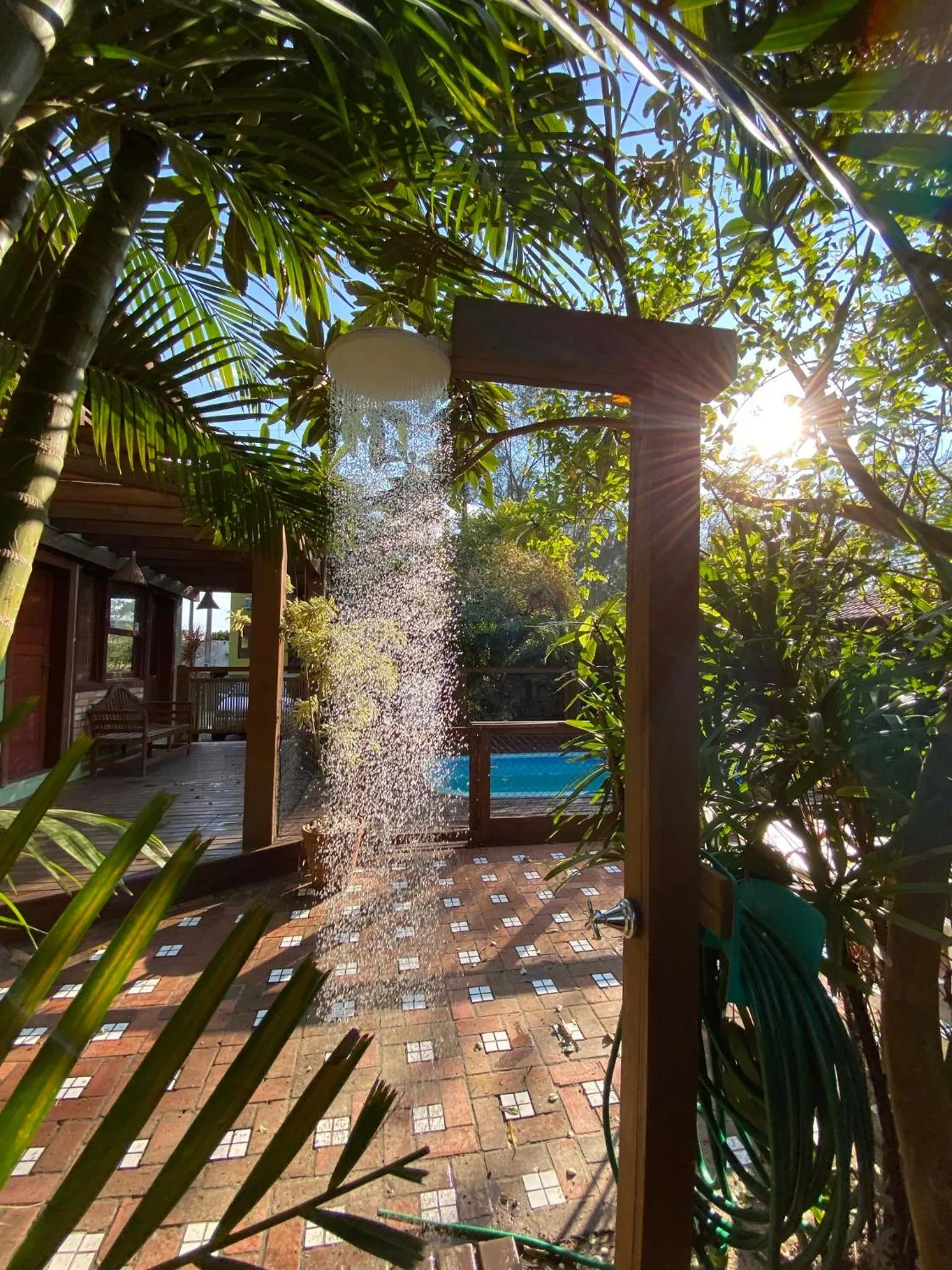 Shower in Pousada da Praia