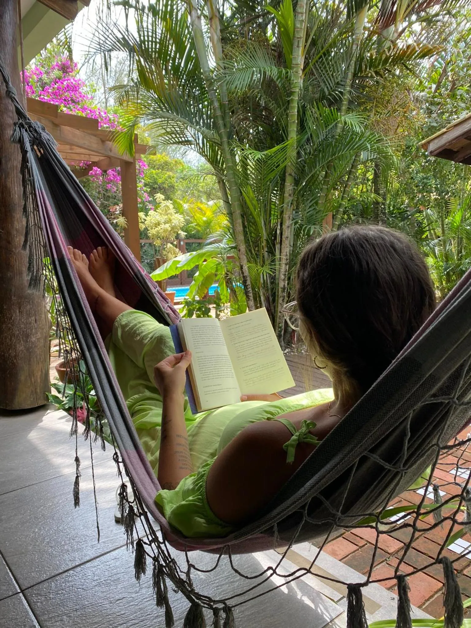 Patio in Pousada da Praia