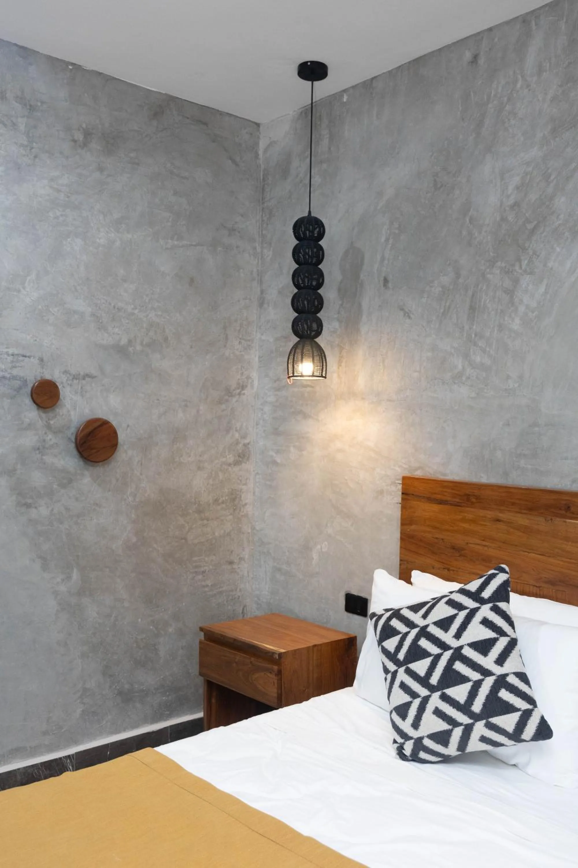 Bed in Hotel Sun Ha Bacalar