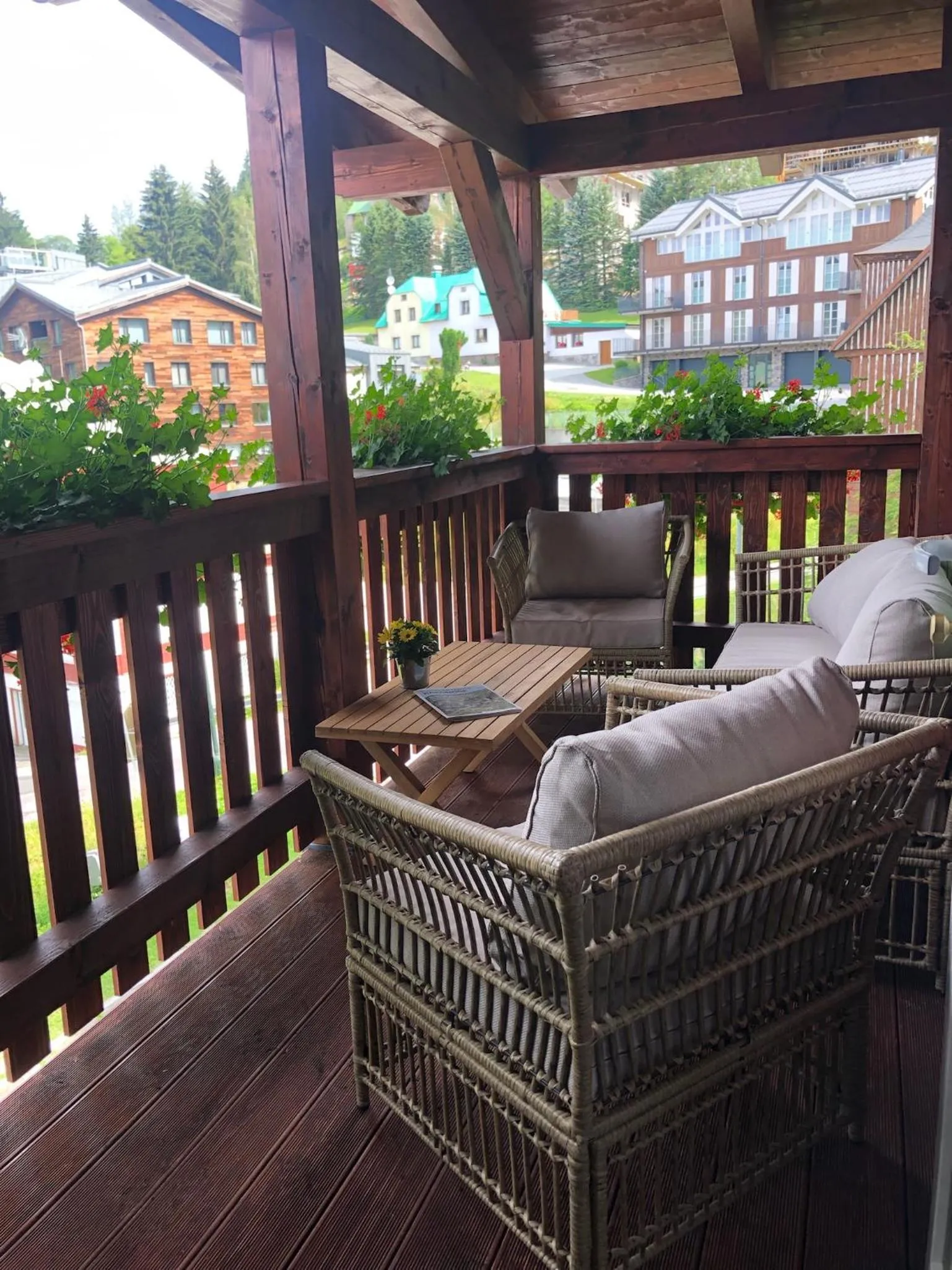 View (from property/room) in Penzion Brnenka