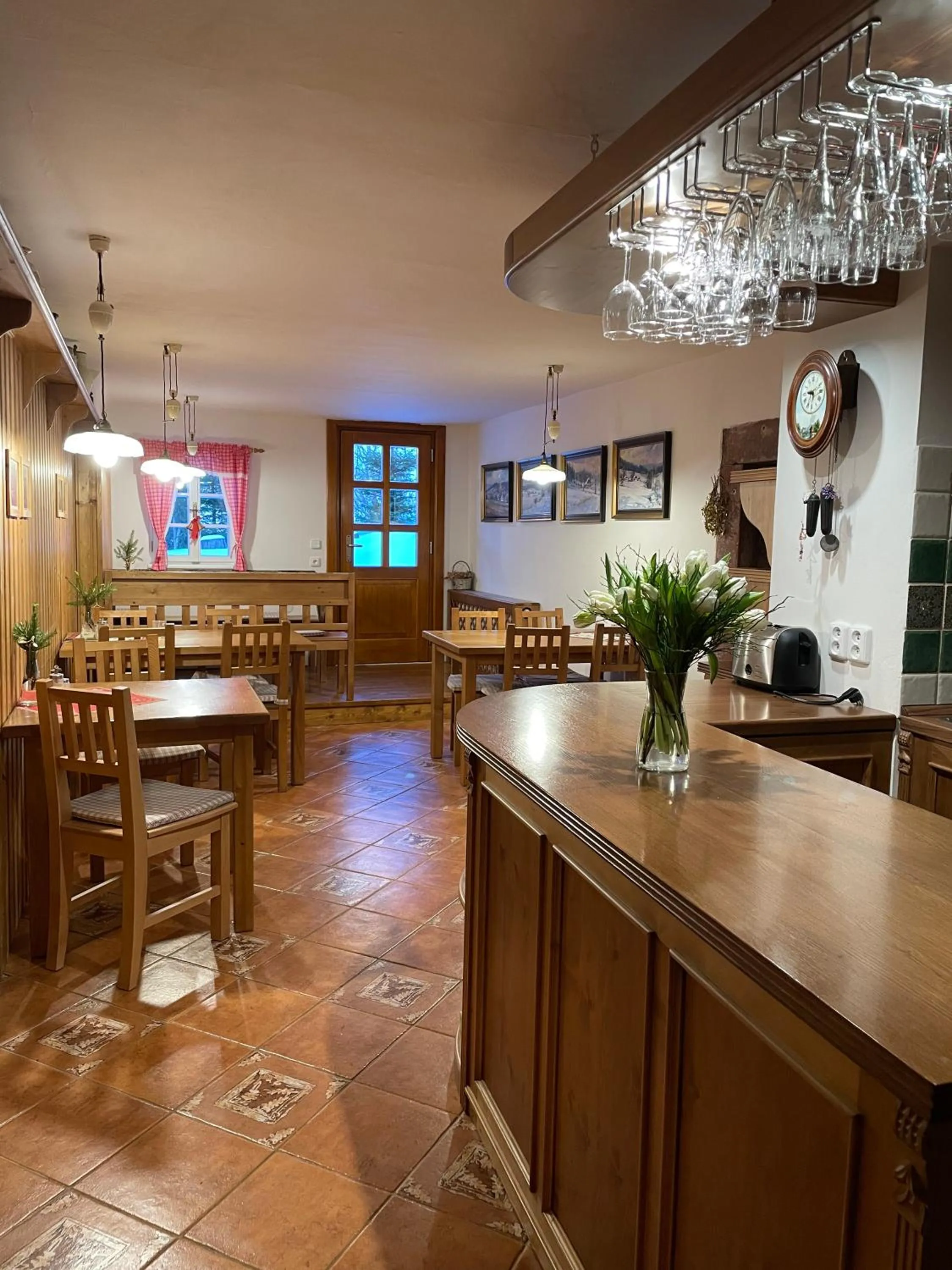 Seating area in Penzion Brnenka