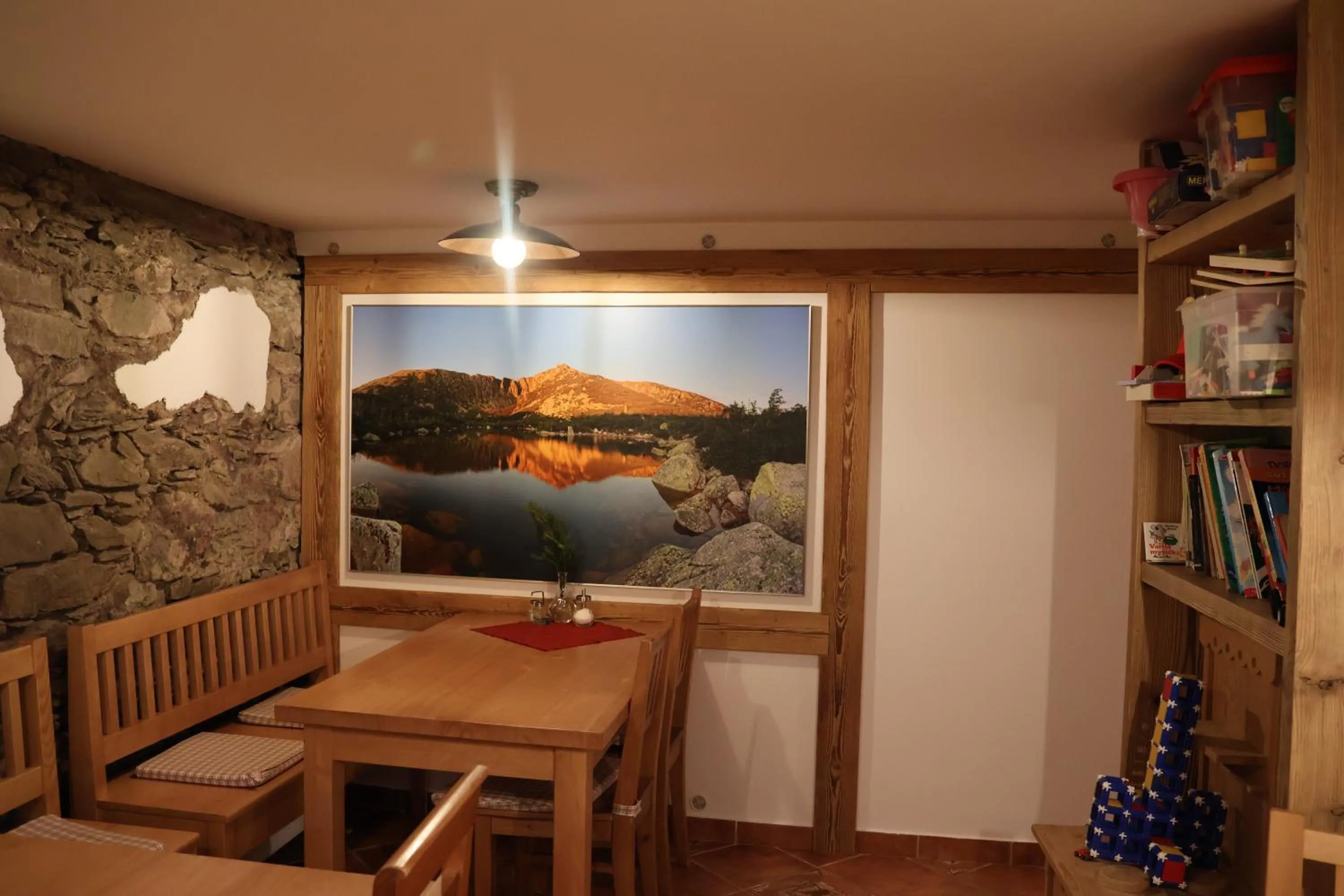 Seating area in Penzion Brnenka