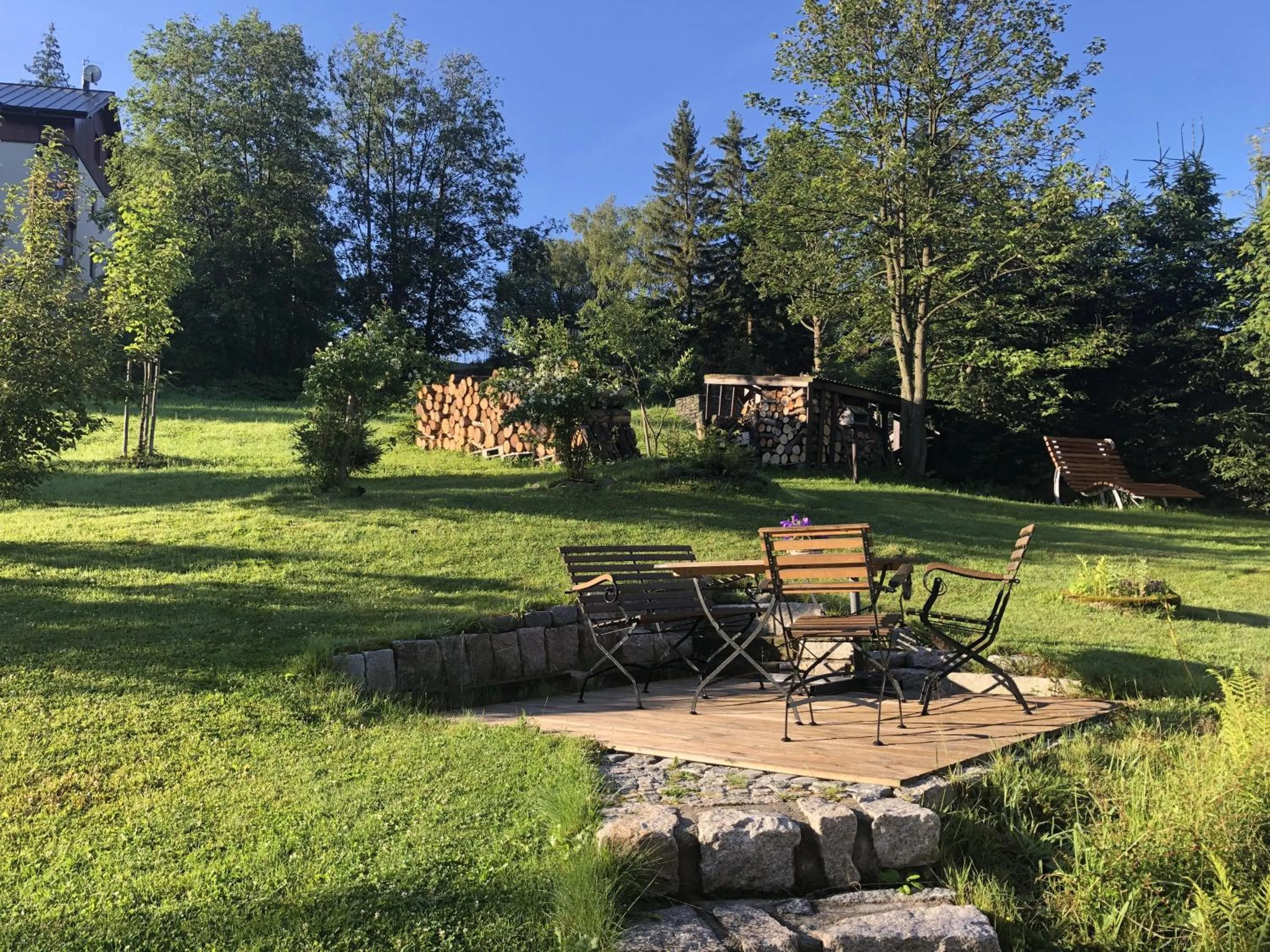 Garden in Penzion Brnenka