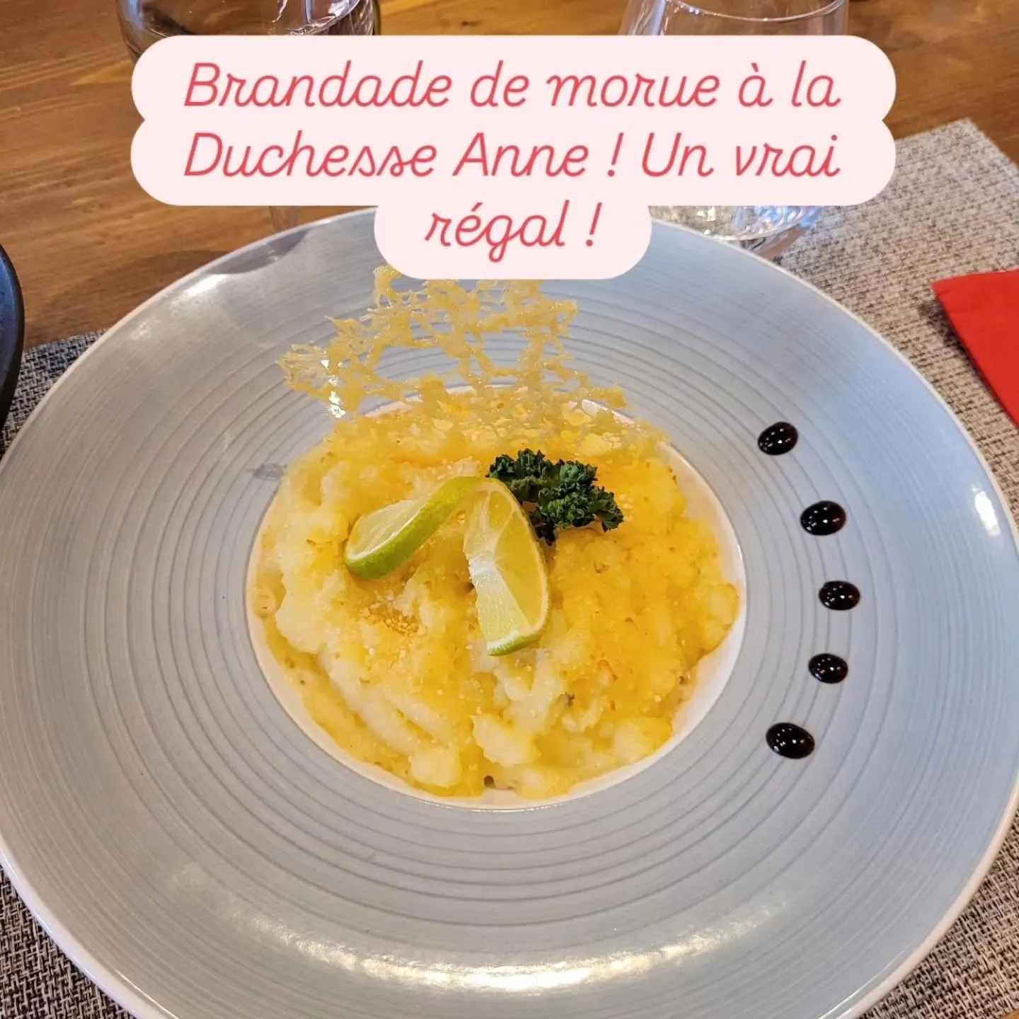 Food in Hotel Duchesse Anne